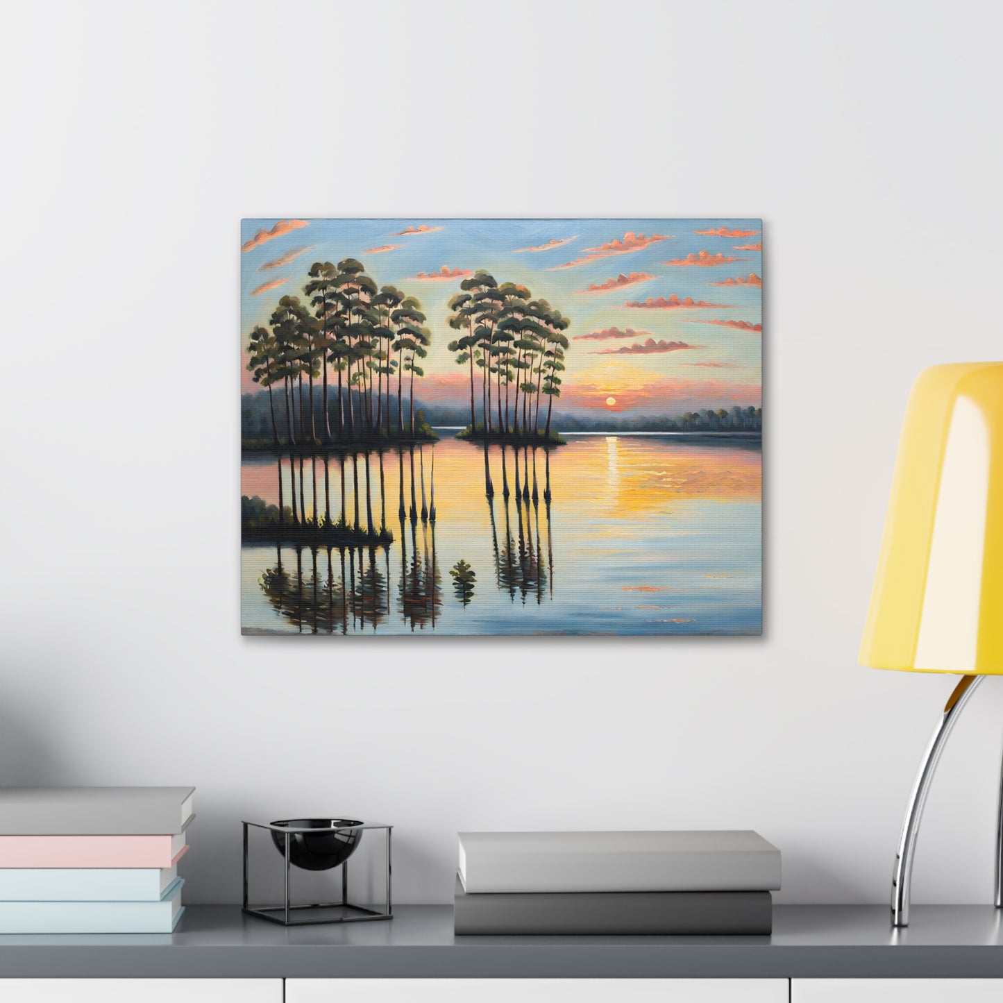 Crystal Waters: Classic Oil Painting Wall Décor