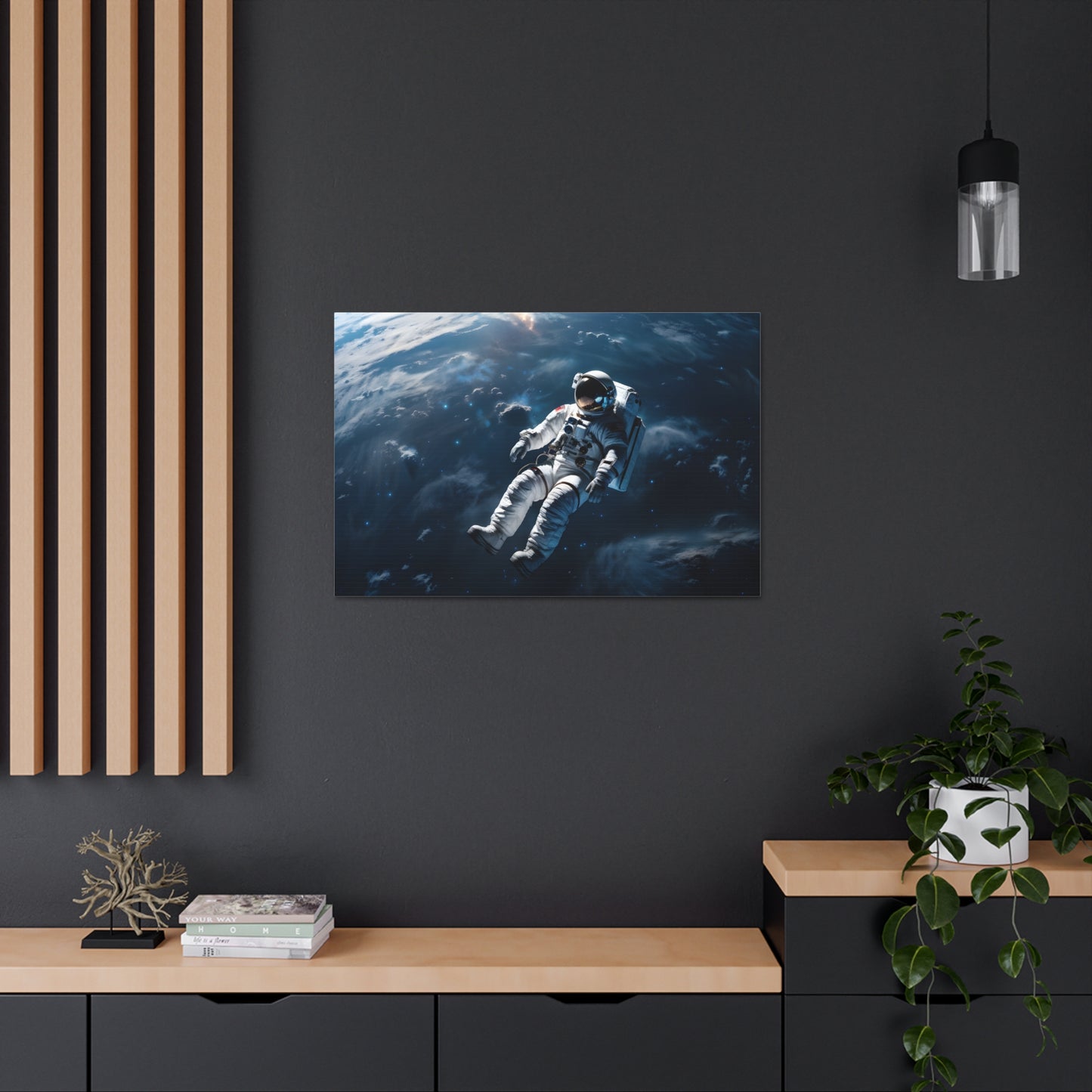 Lunar Lullaby: Space Wall Décor