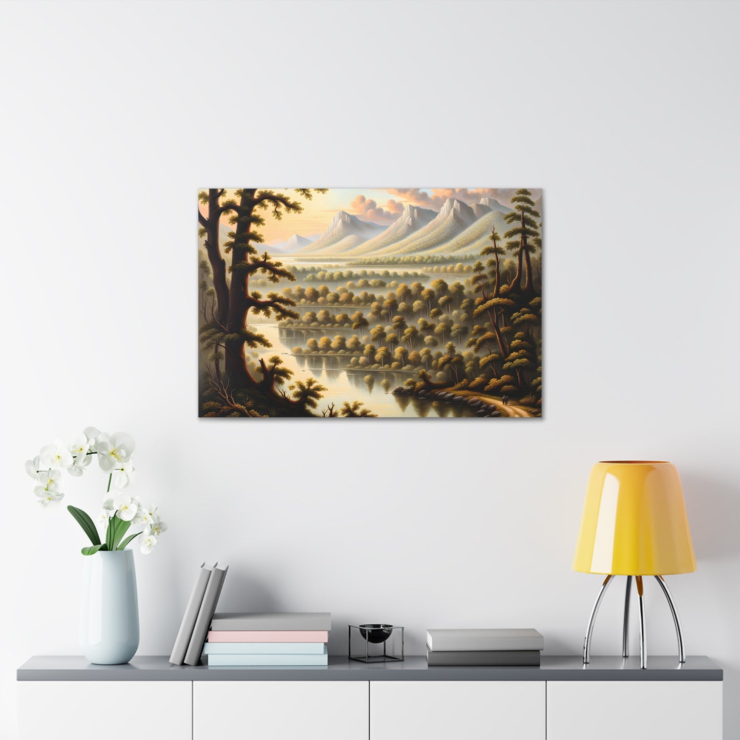 Enchanted View: Classic Oil Painting Wall Décor