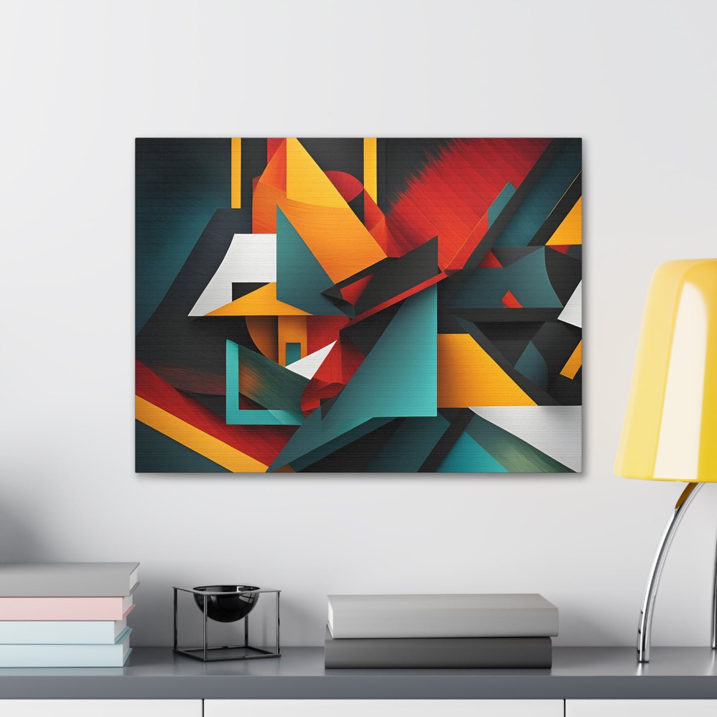 Luminescent Maze: Abstract Wall Décor