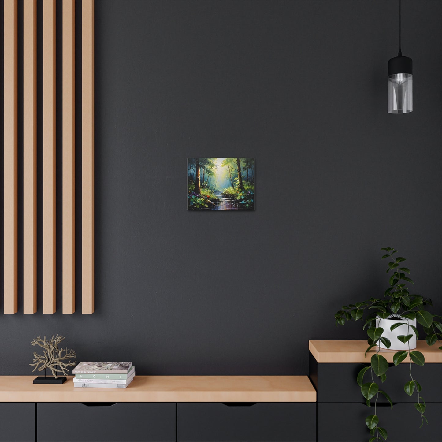 Verdant Glade: Classic Oil Painting Wall Décor