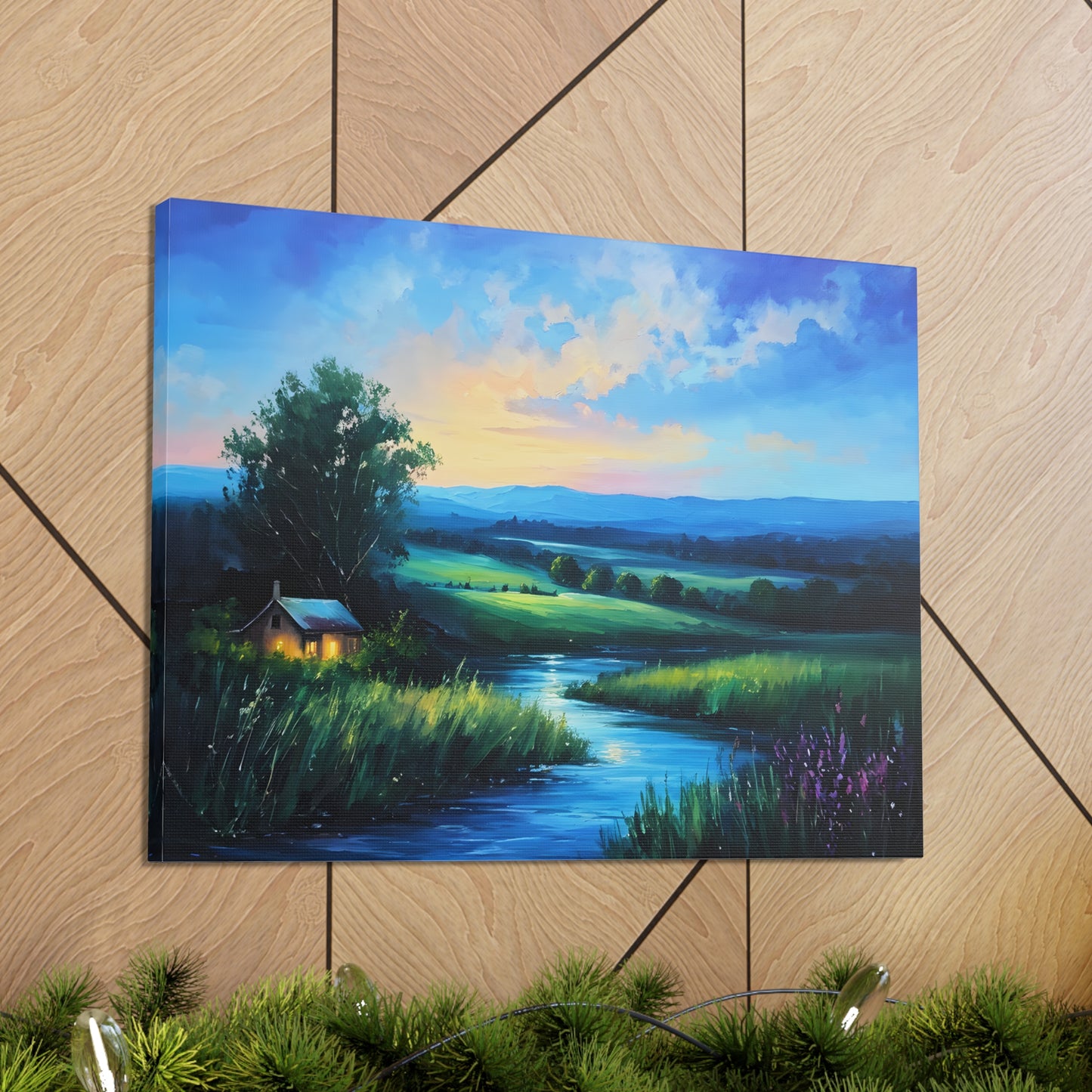 Tranquil Vista: Classic Oil Painting Wall Décor