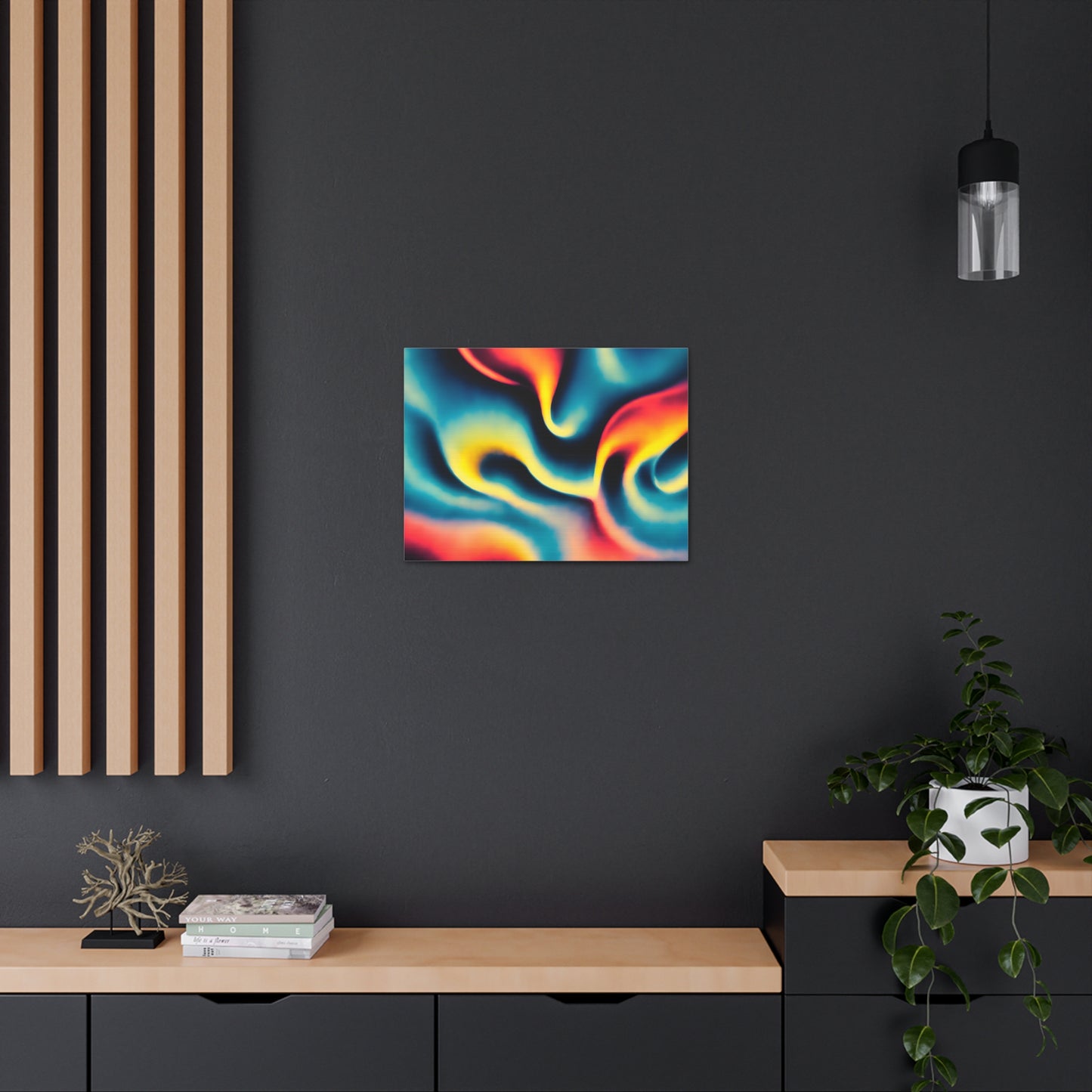 Trippy Bliss: Abstract Colors Wall Décor