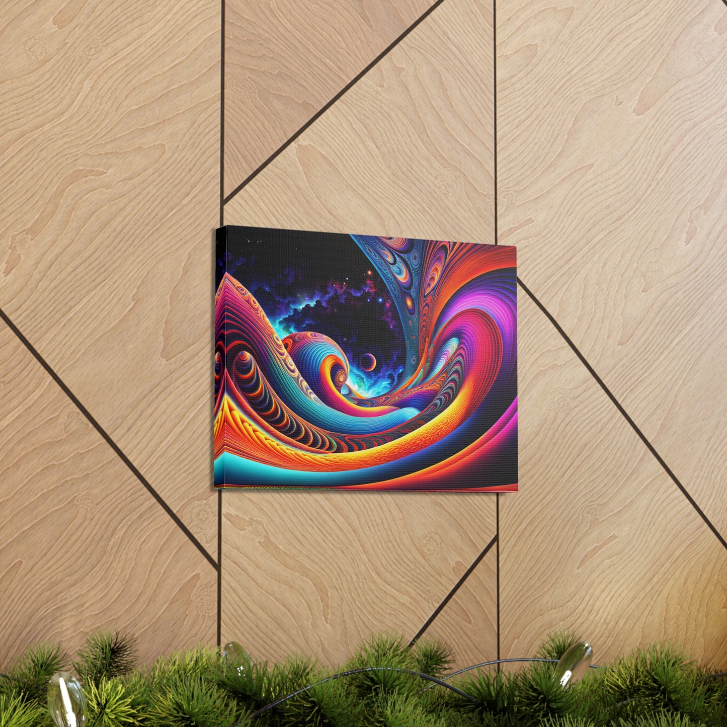 Galactic Groove: Psychedelic Wall Décor