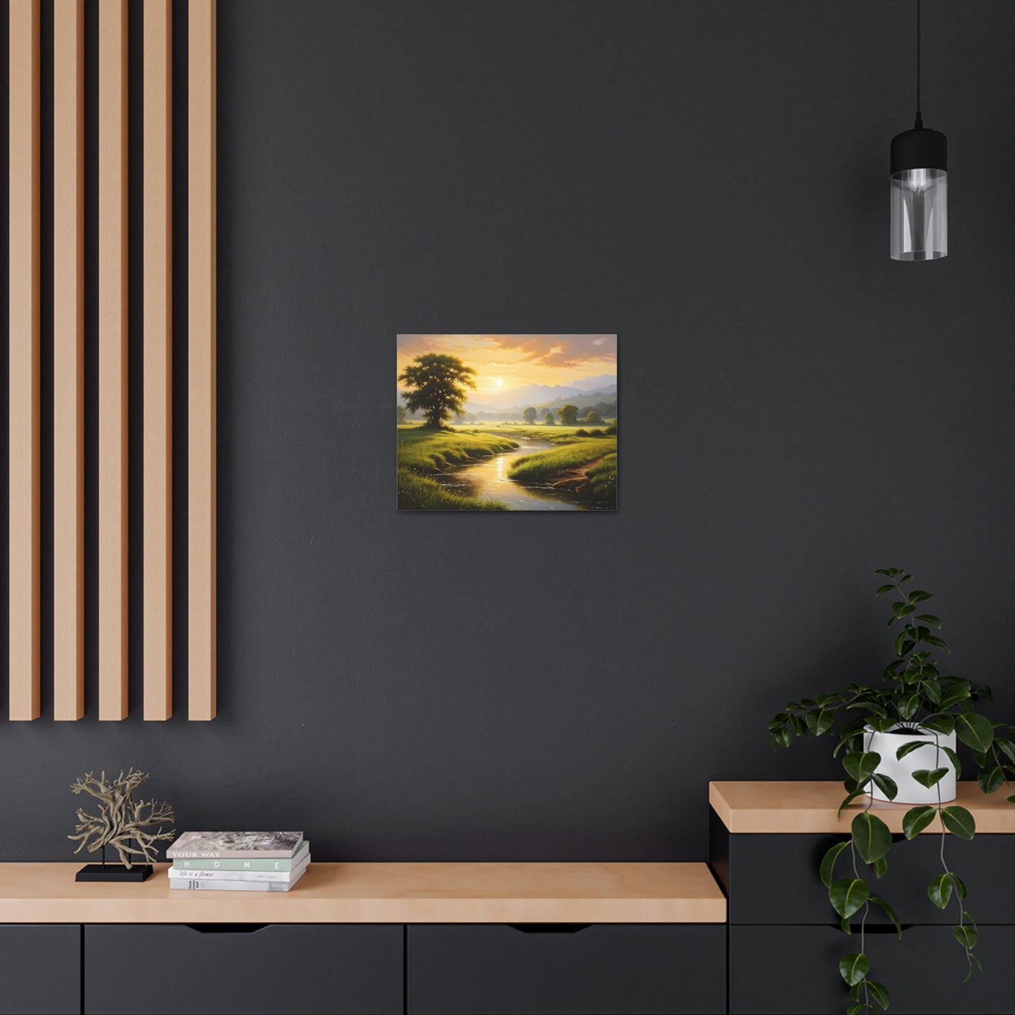 Golden Valley: Classic Oil Painting Wall Décor