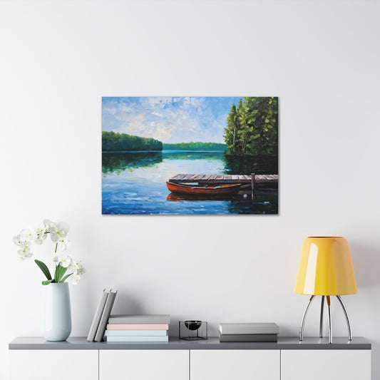 Radiant Tides: Classic Oil Painting Wall Décor