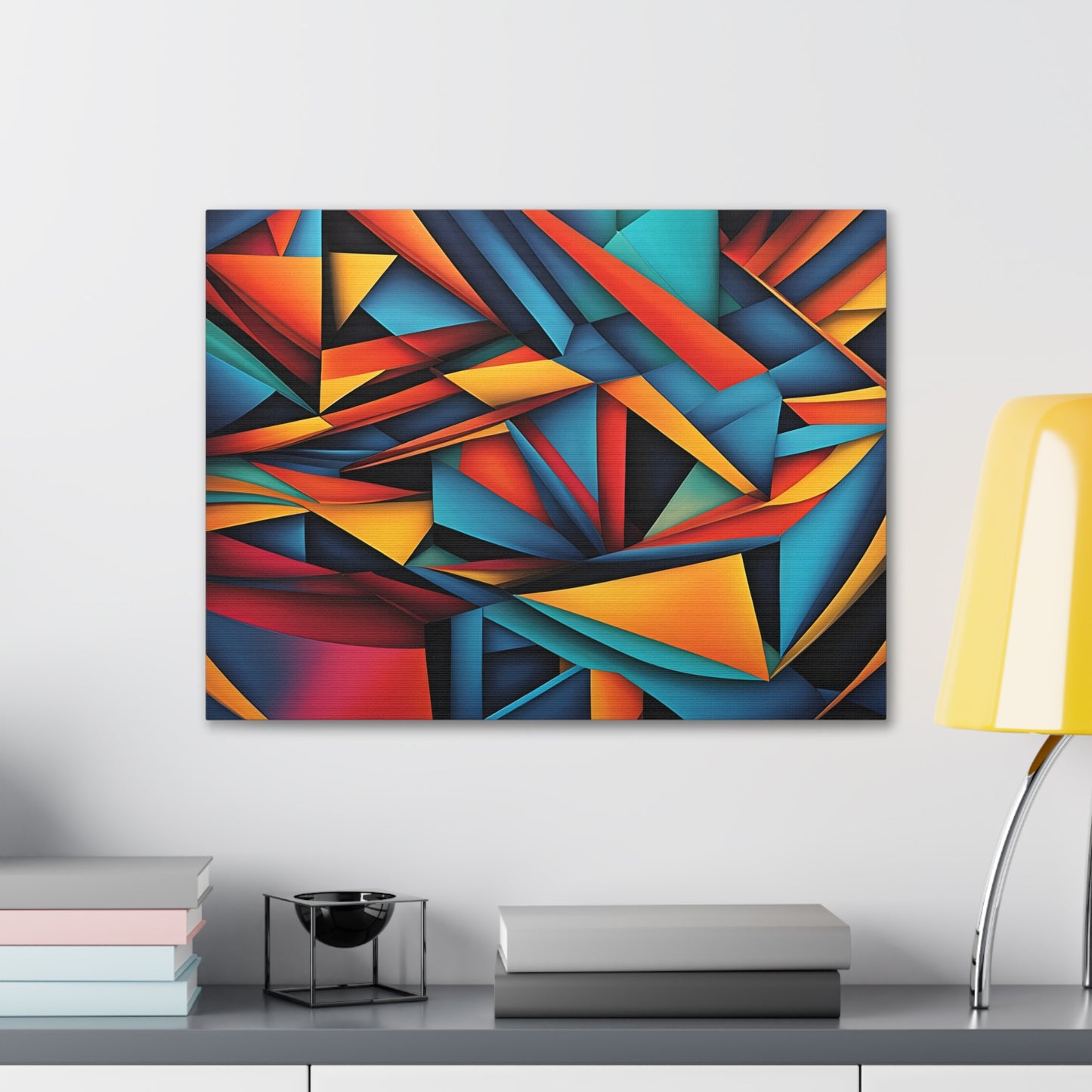 Luminous Reflections: Abstract Wall Décor