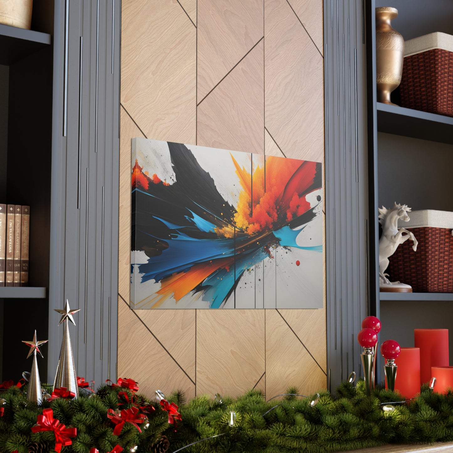 Harmony's Edge: Abstract Wall Décor