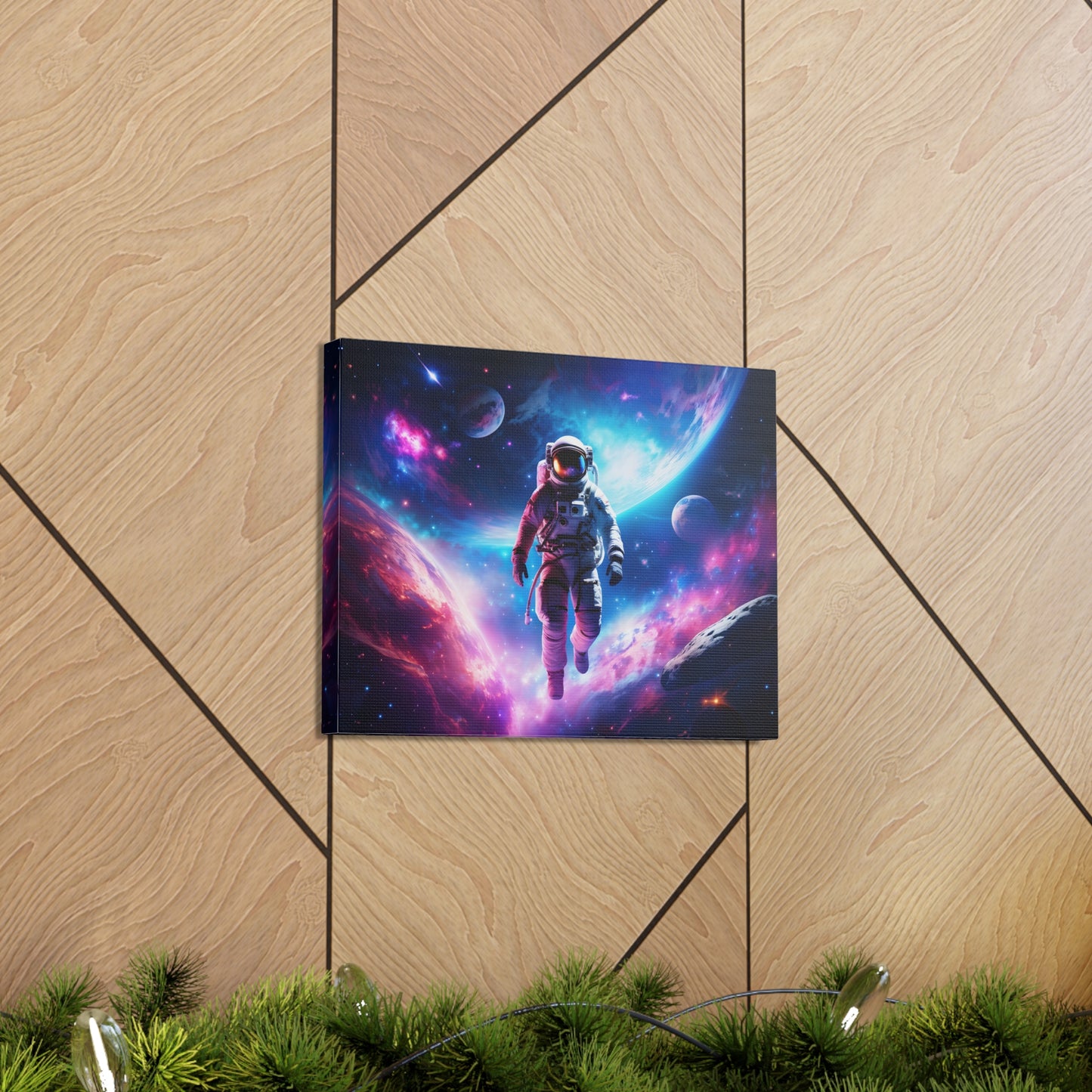 Astronaut's Ascent: Space Wall Décor