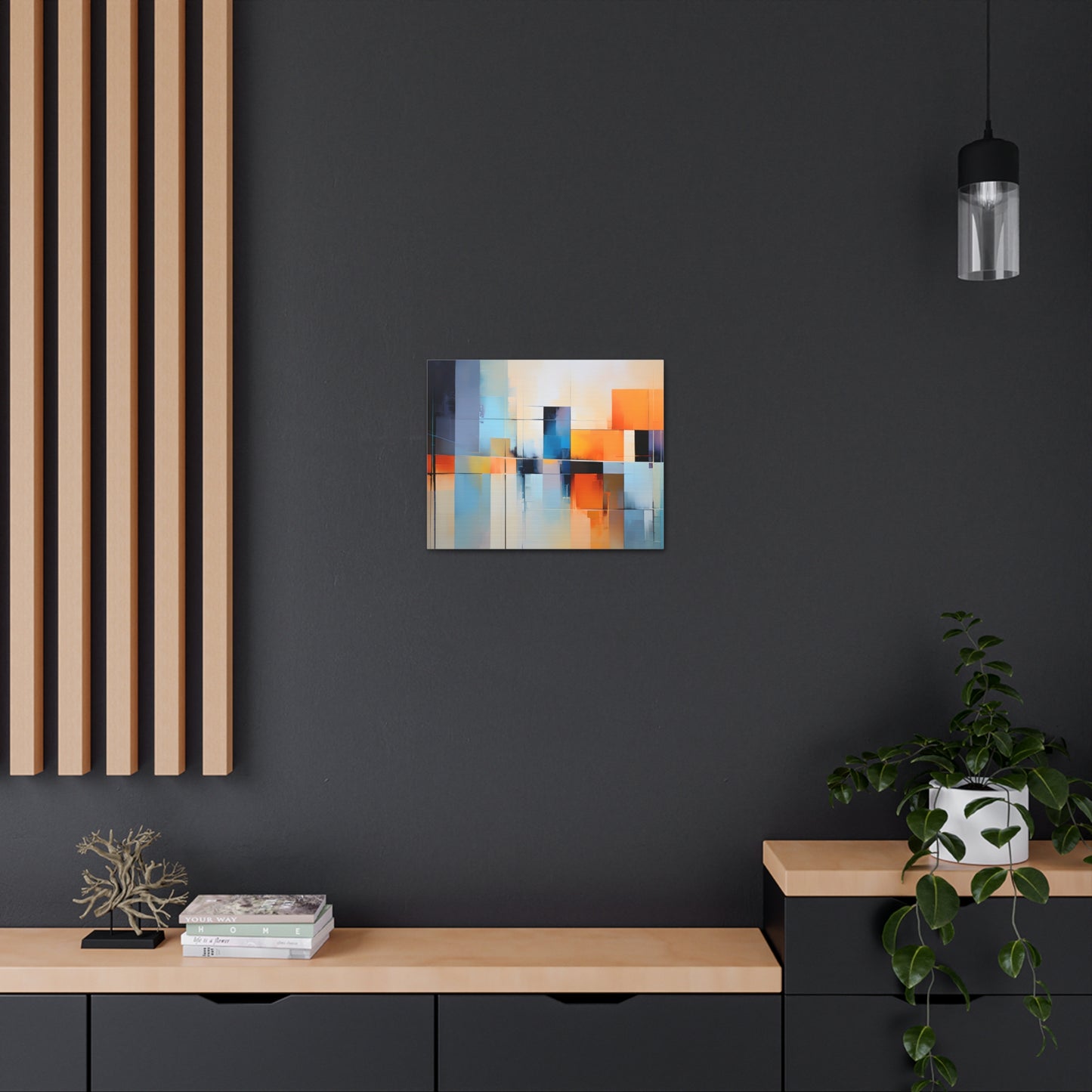 Luminous Lines: Abstract Wall Décor