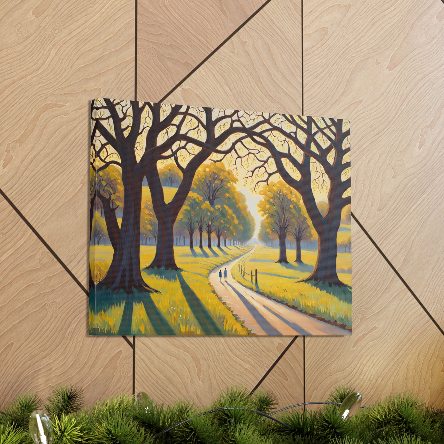 Forest Pathway: Classic Oil Painting Wall Décor