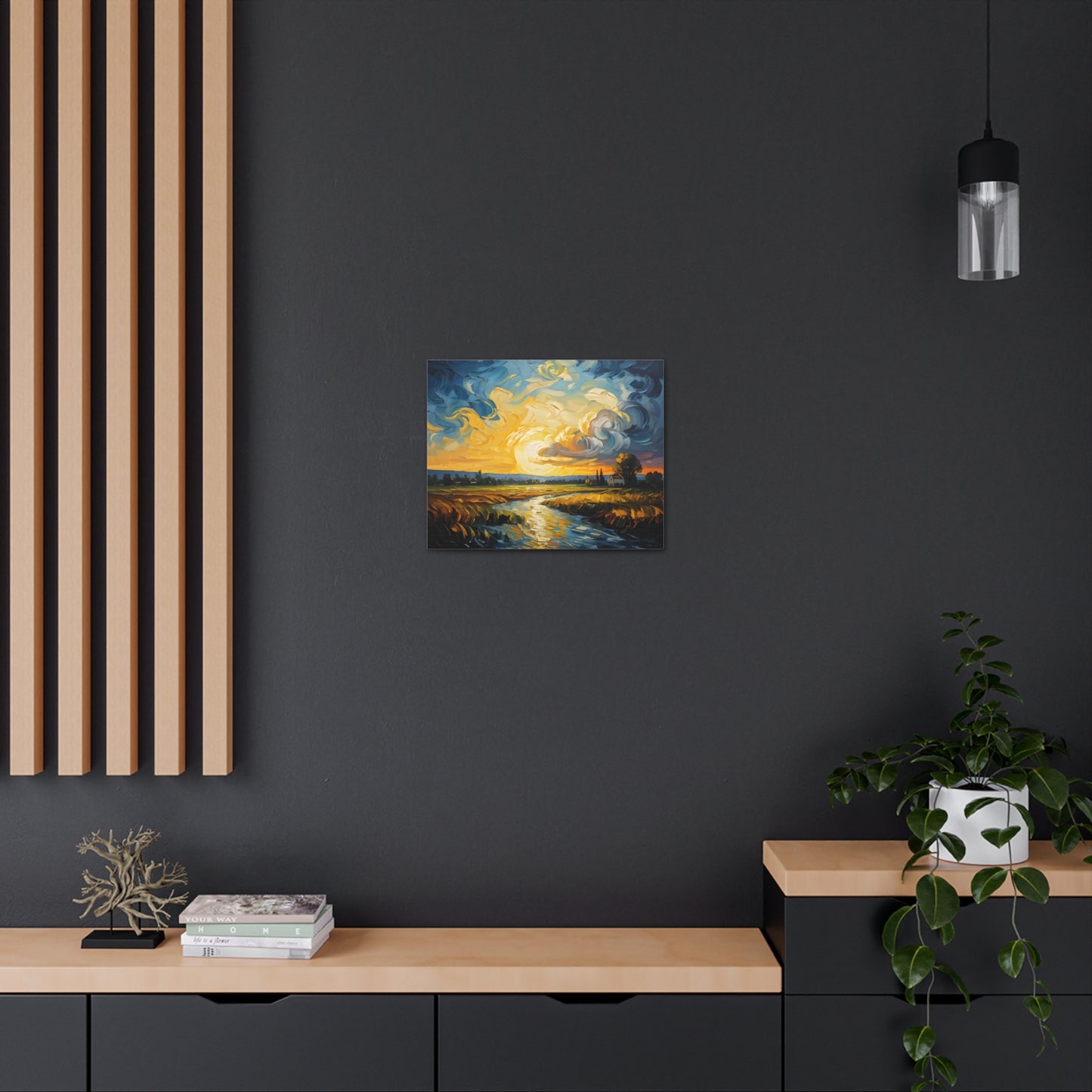 River’s Bend: Classic Oil Painting Wall Décor