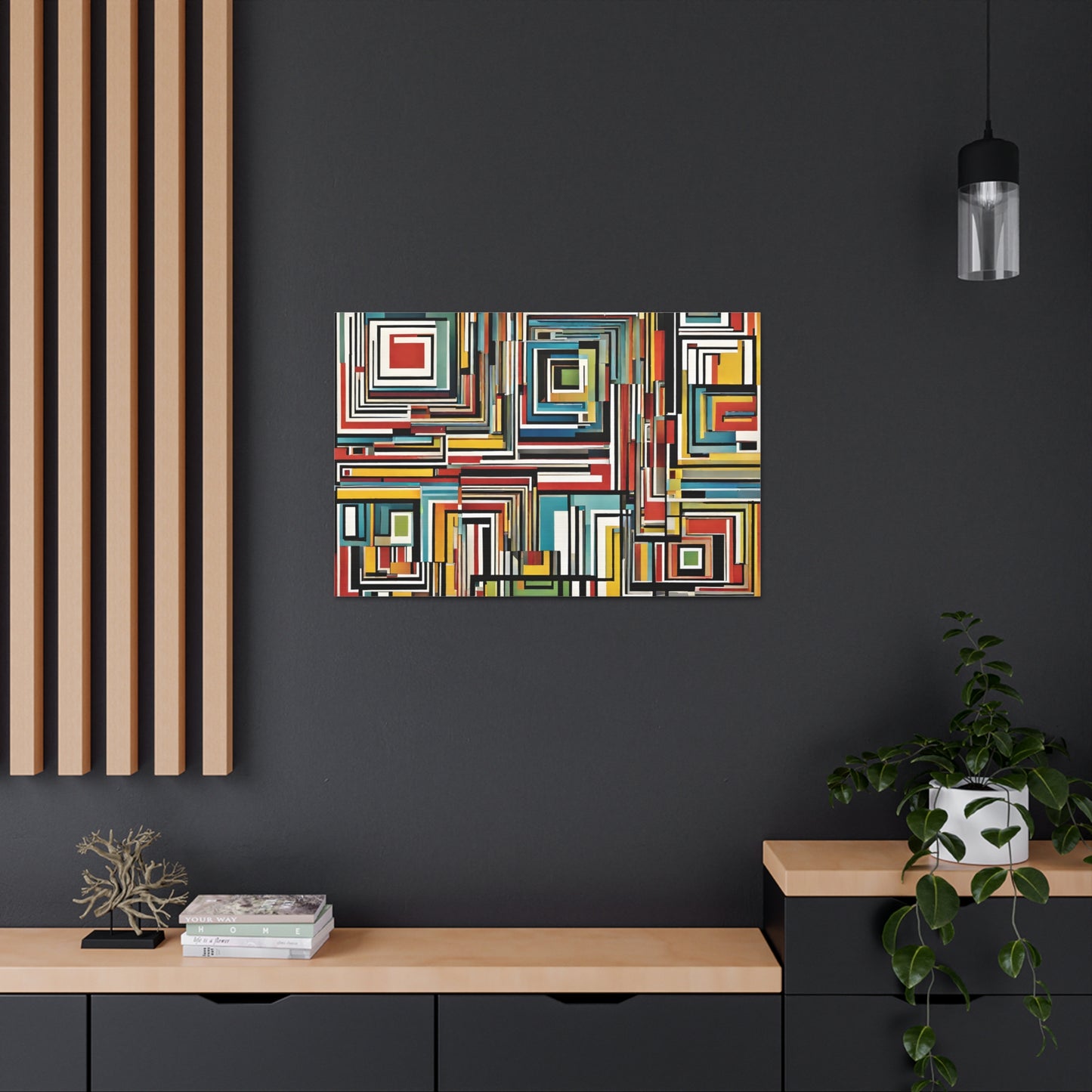 Enchanted Maze: Abstract Wall Décor