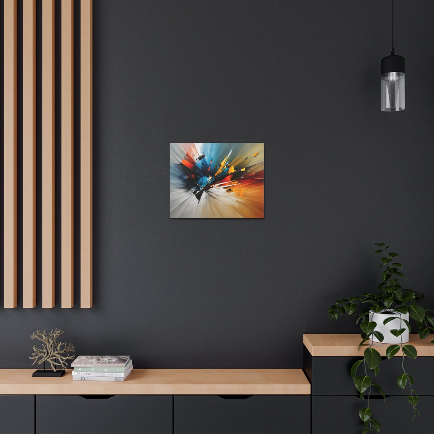 Reflected Rhythms: Abstract Wall Décor