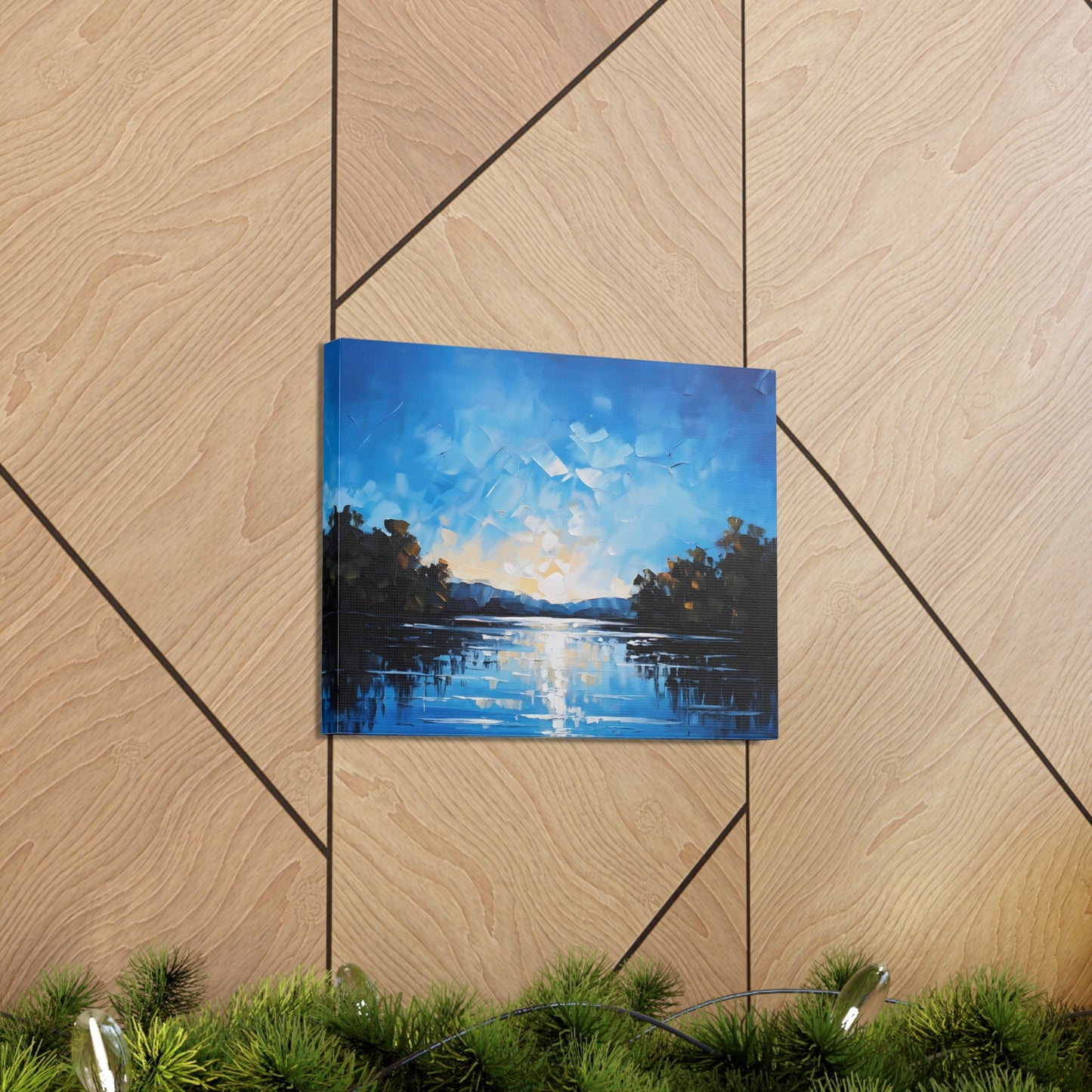 Tranquil Bay: Classic Oil Painting Wall Décor