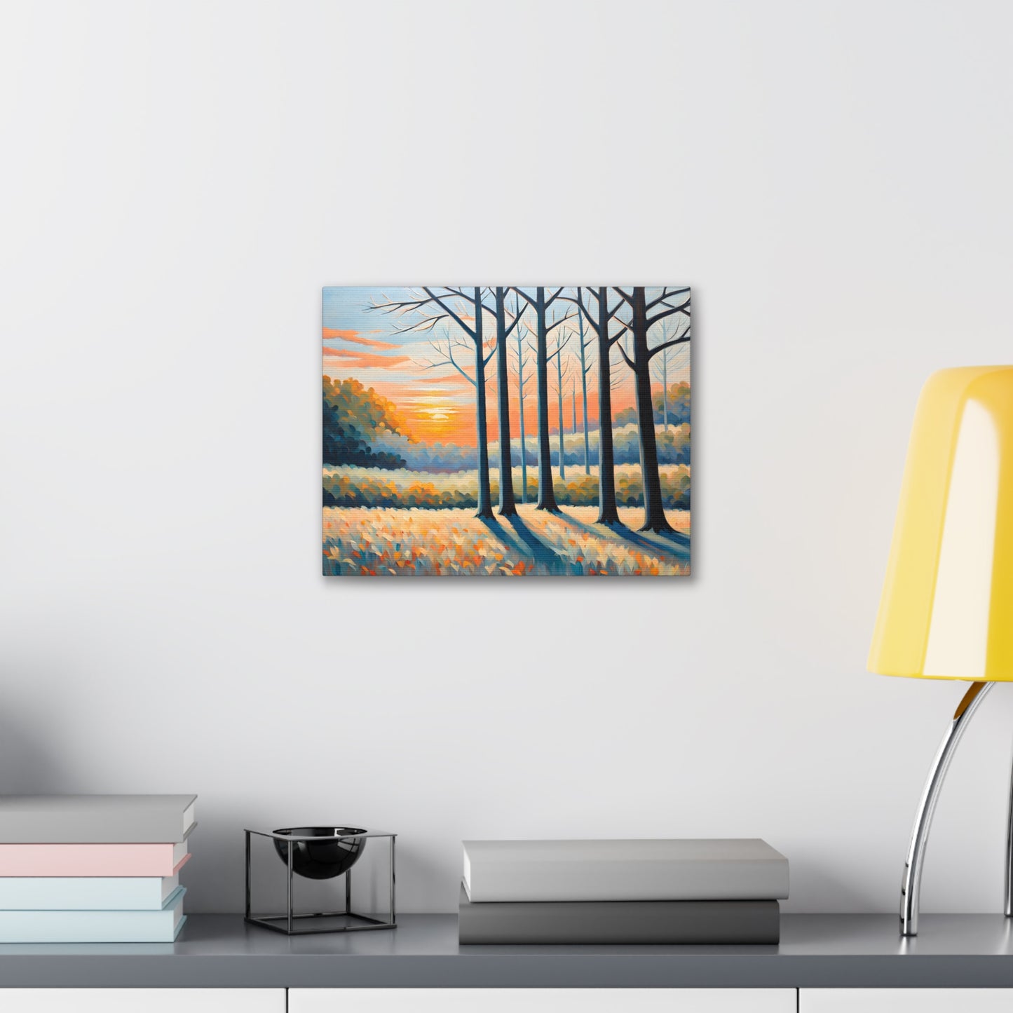 Enchanted Sunrise: Classic Oil Painting Wall Décor