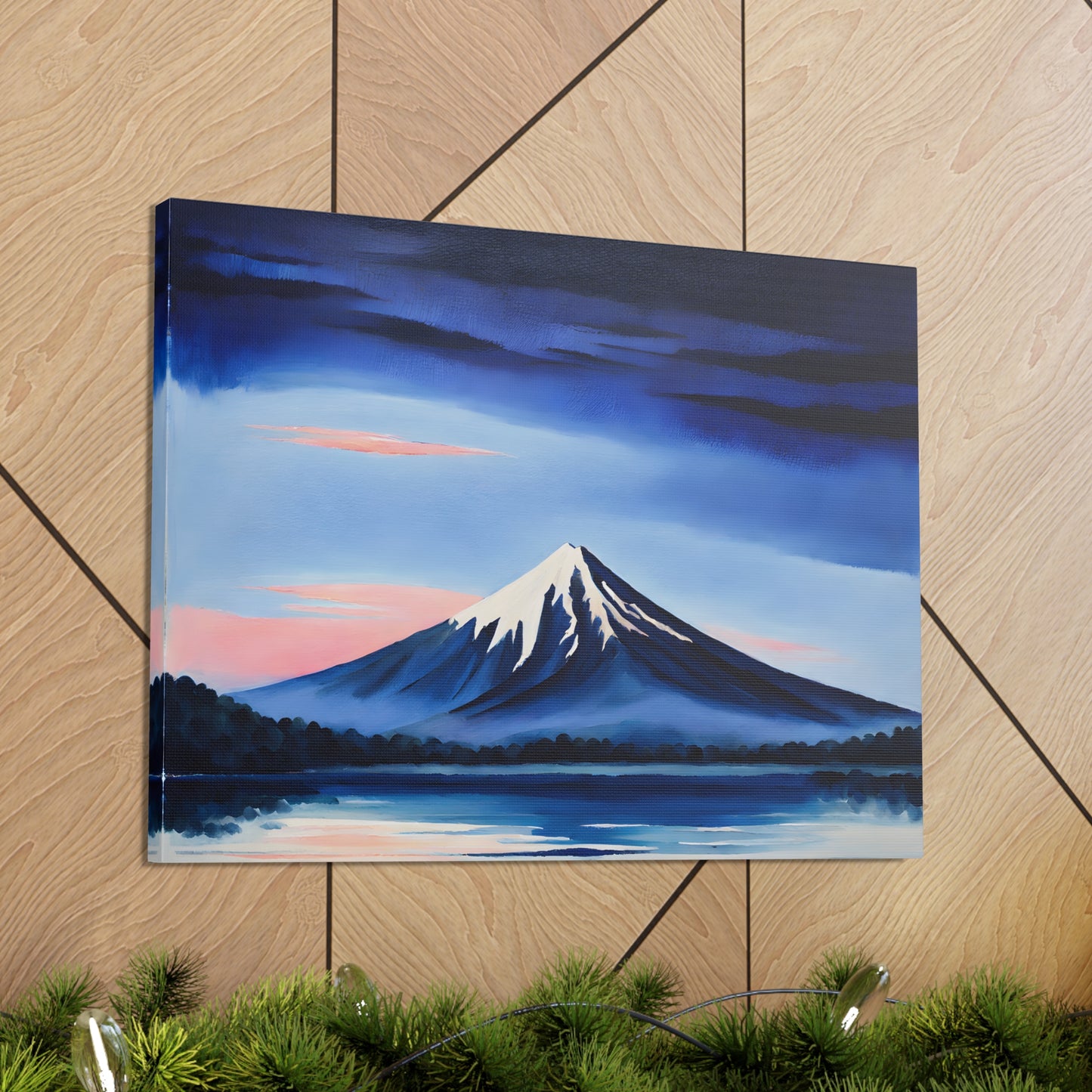 Mountain Stream: Classic Oil Painting Wall Décor