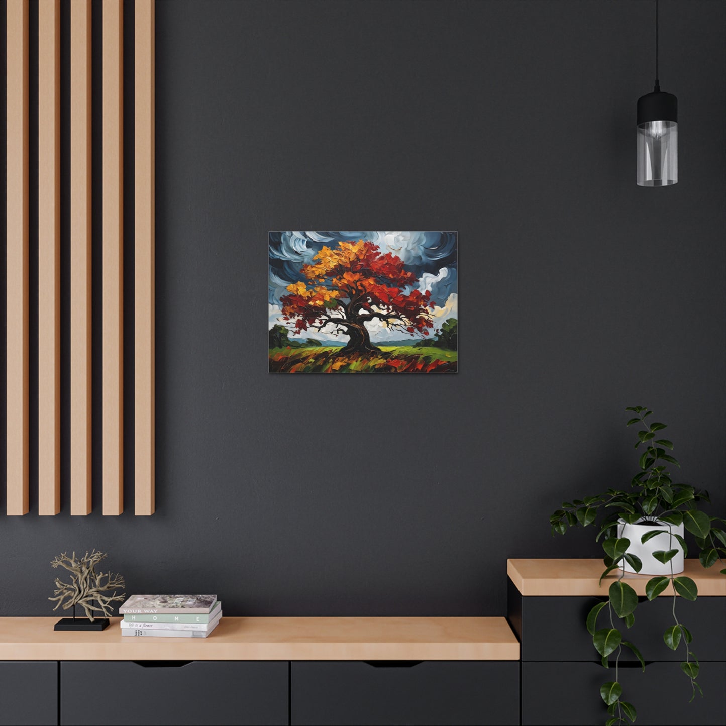 Autumn Rhapsody: Classic Oil Painting Wall Décor