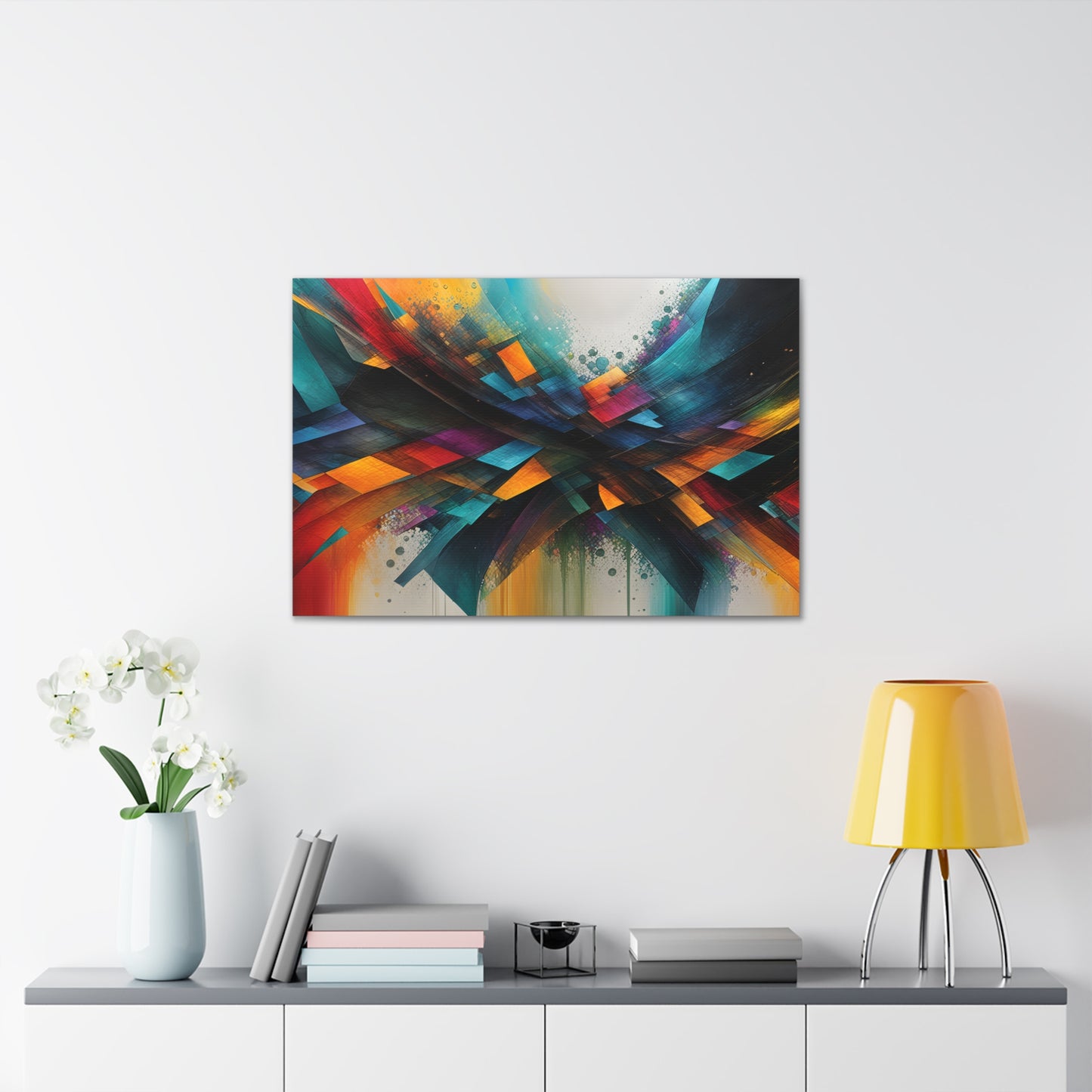 Harmony Waves: Abstract Wall Décor