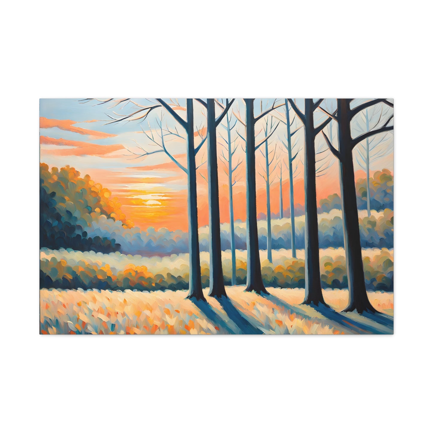 Enchanted Sunrise: Classic Oil Painting Wall Décor