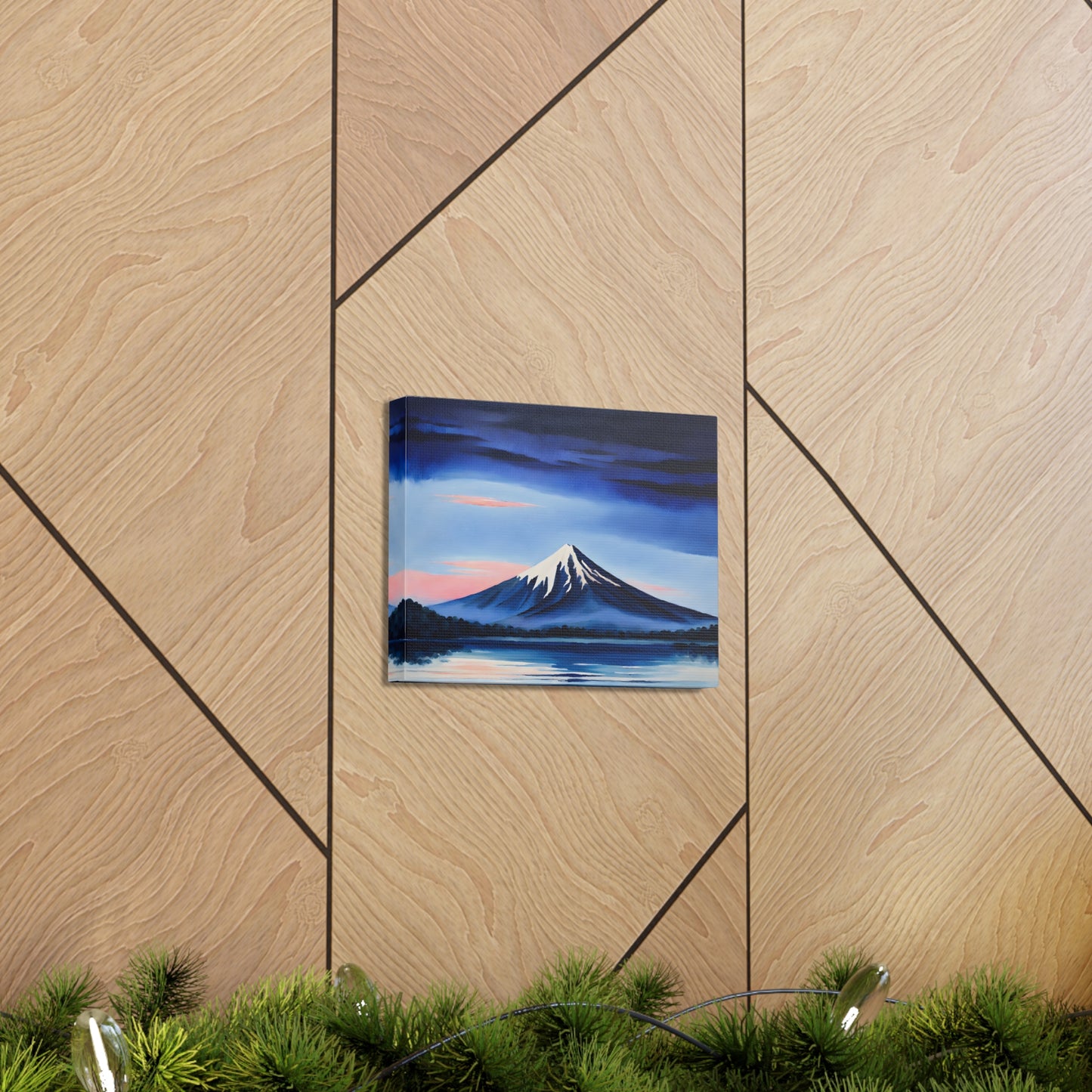 Mountain Stream: Classic Oil Painting Wall Décor