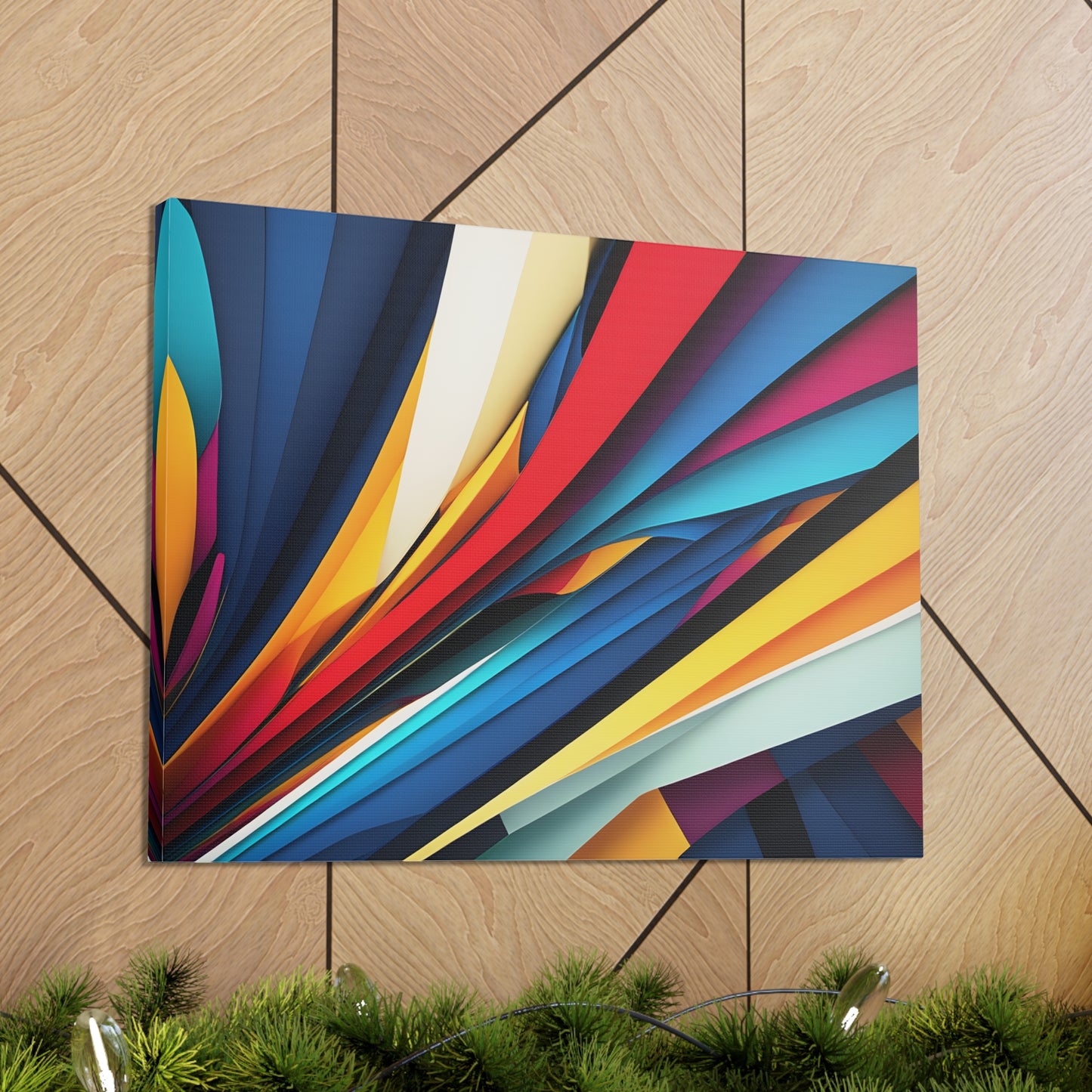 Eclipsed Waves: Abstract Wall Décor