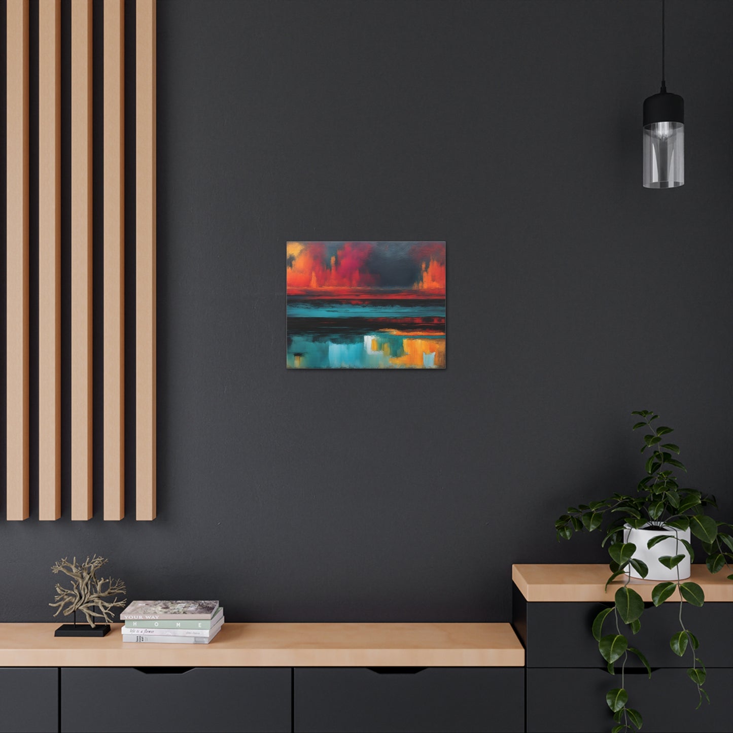 Strokes of the Sky: Abstract Wall Décor