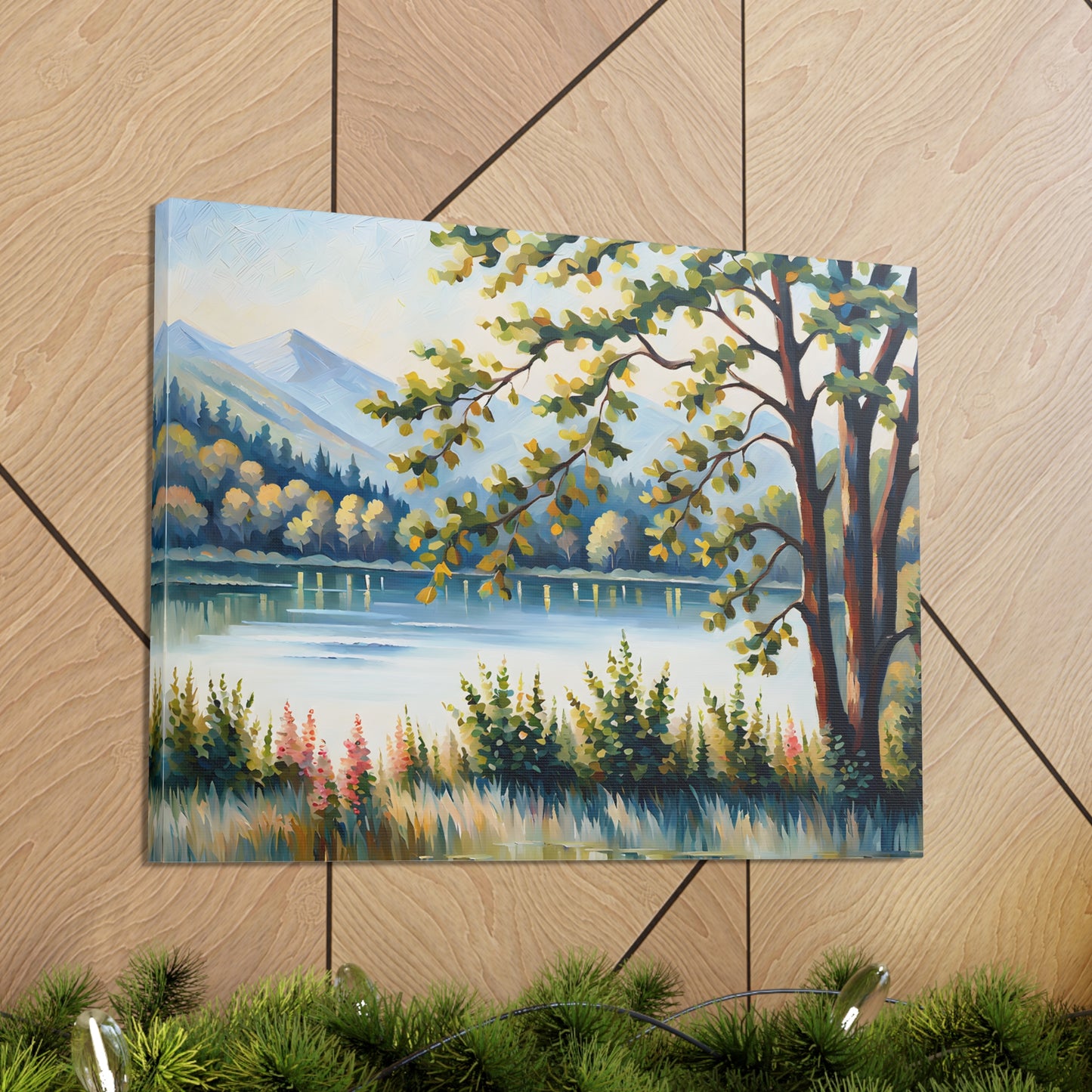 Serene Pastures: Classic Oil Painting Wall Décor