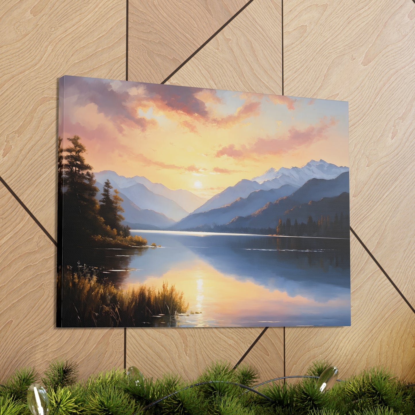 Whispering Glade: Classic Oil Painting Wall Décor