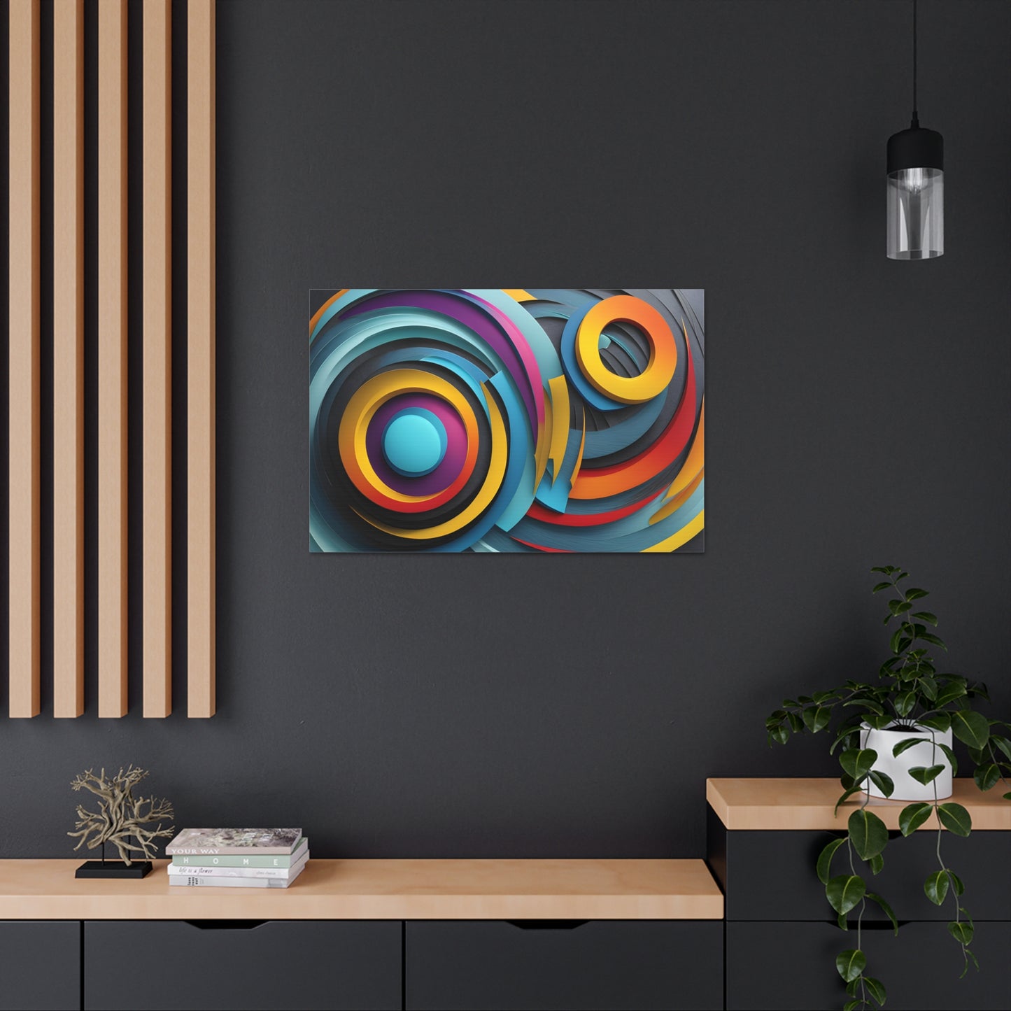 Aurora Canvas: Abstract Wall Décor