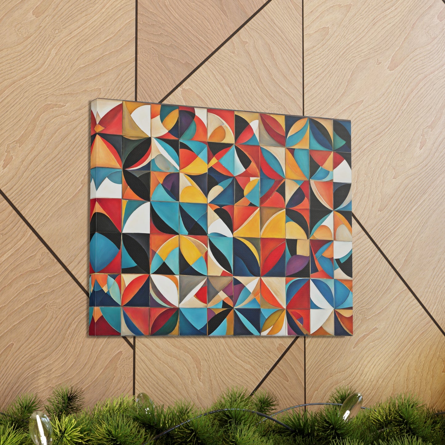 Harmonious Patterns: Abstract Wall Décor