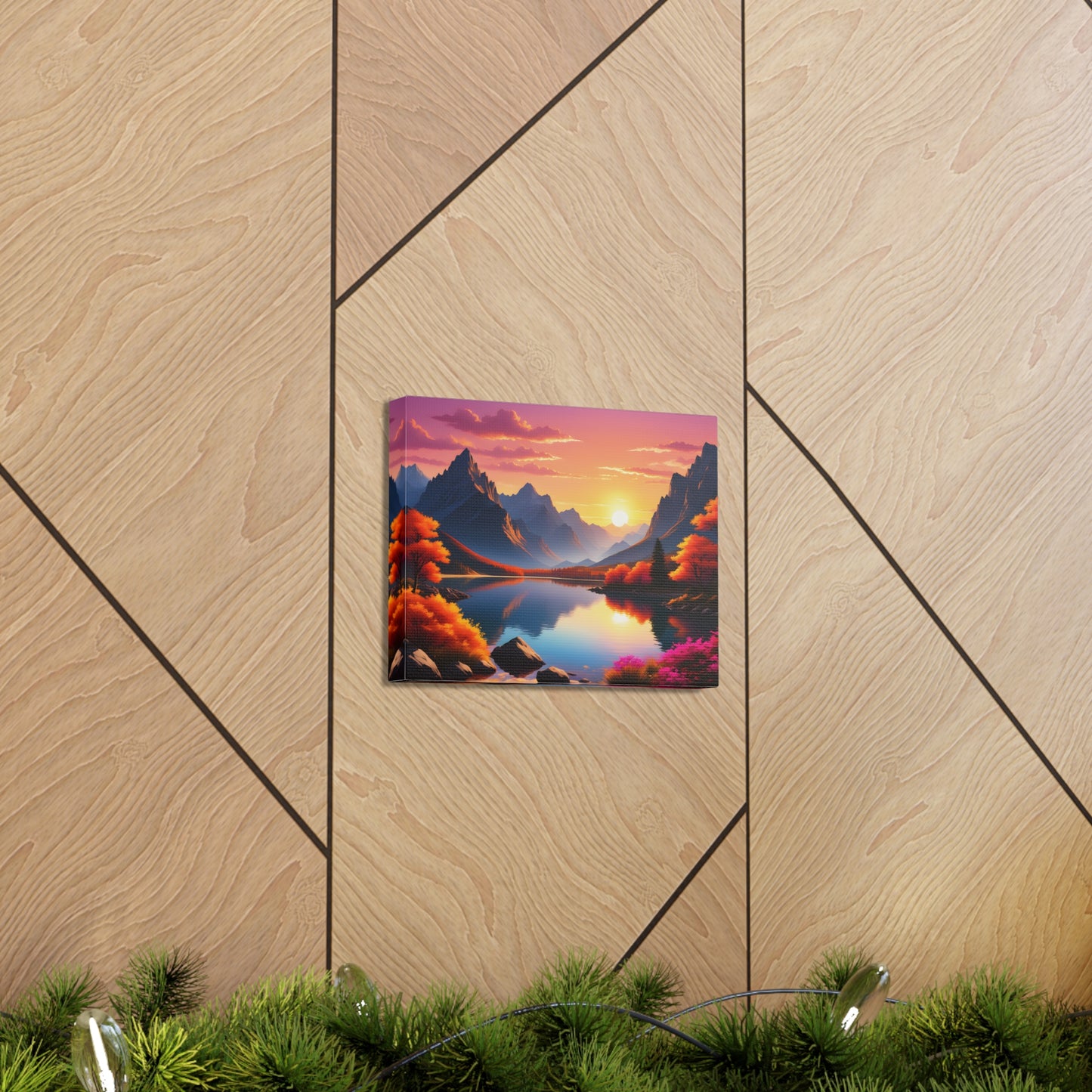 Harmony of Heights: Nature's Grandeur Wall Décor