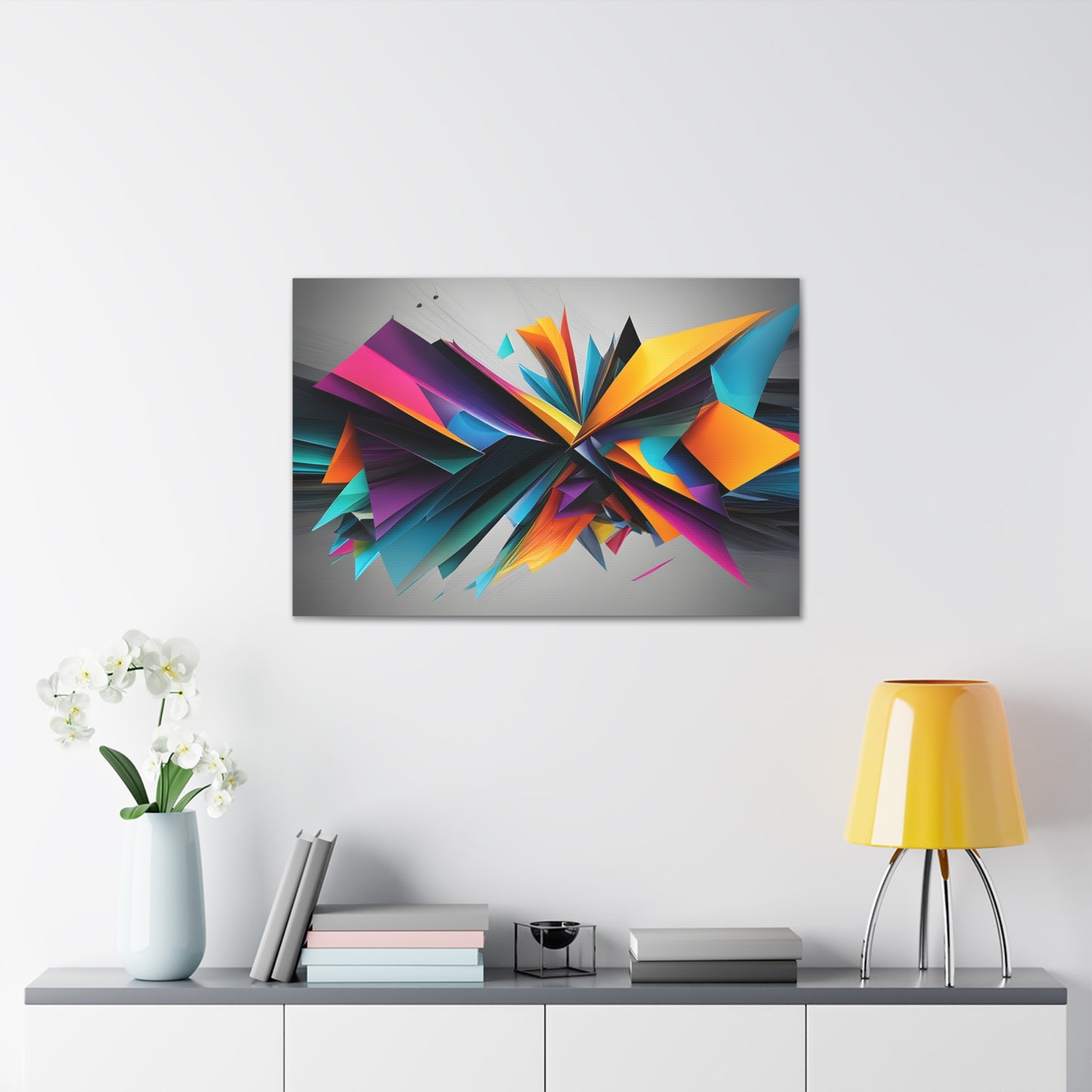 Spectrum Whispers: Abstract Wall Décor