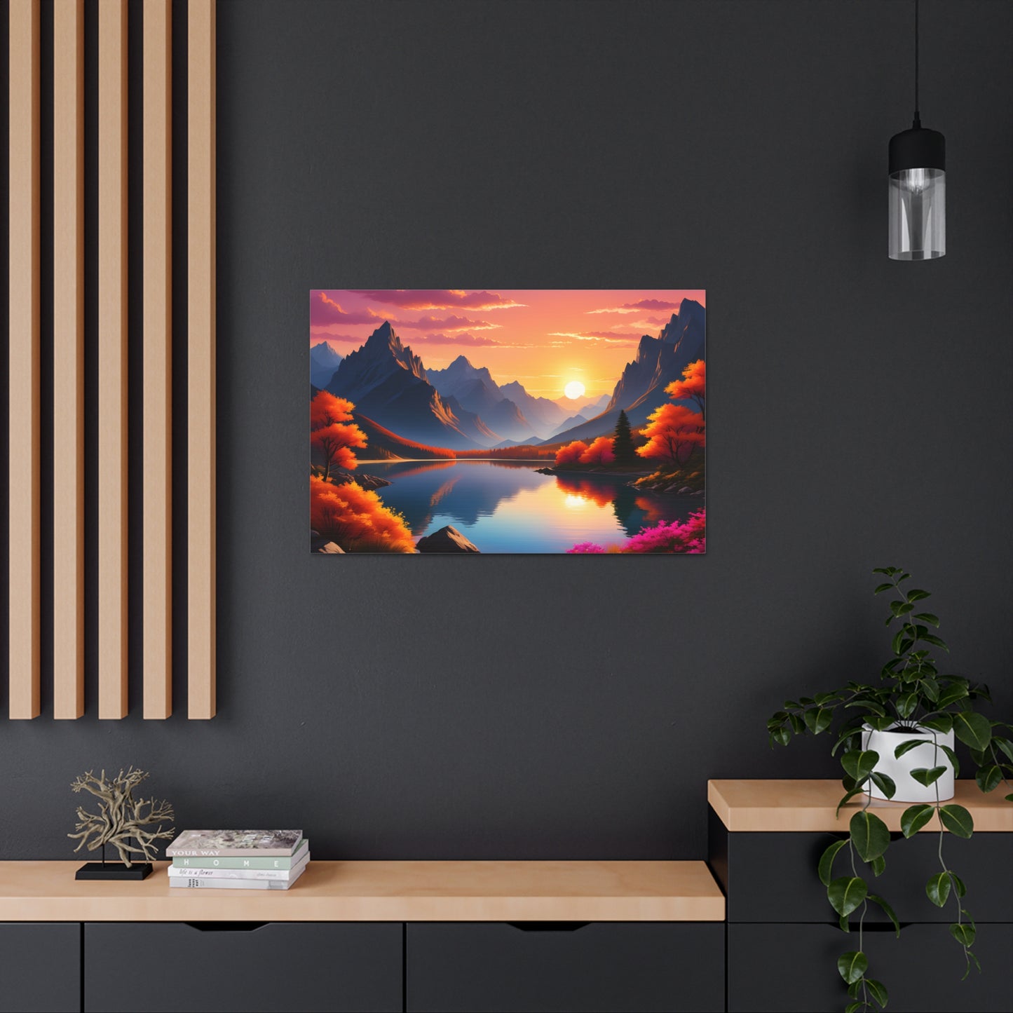 Harmony of Heights: Nature's Grandeur Wall Décor