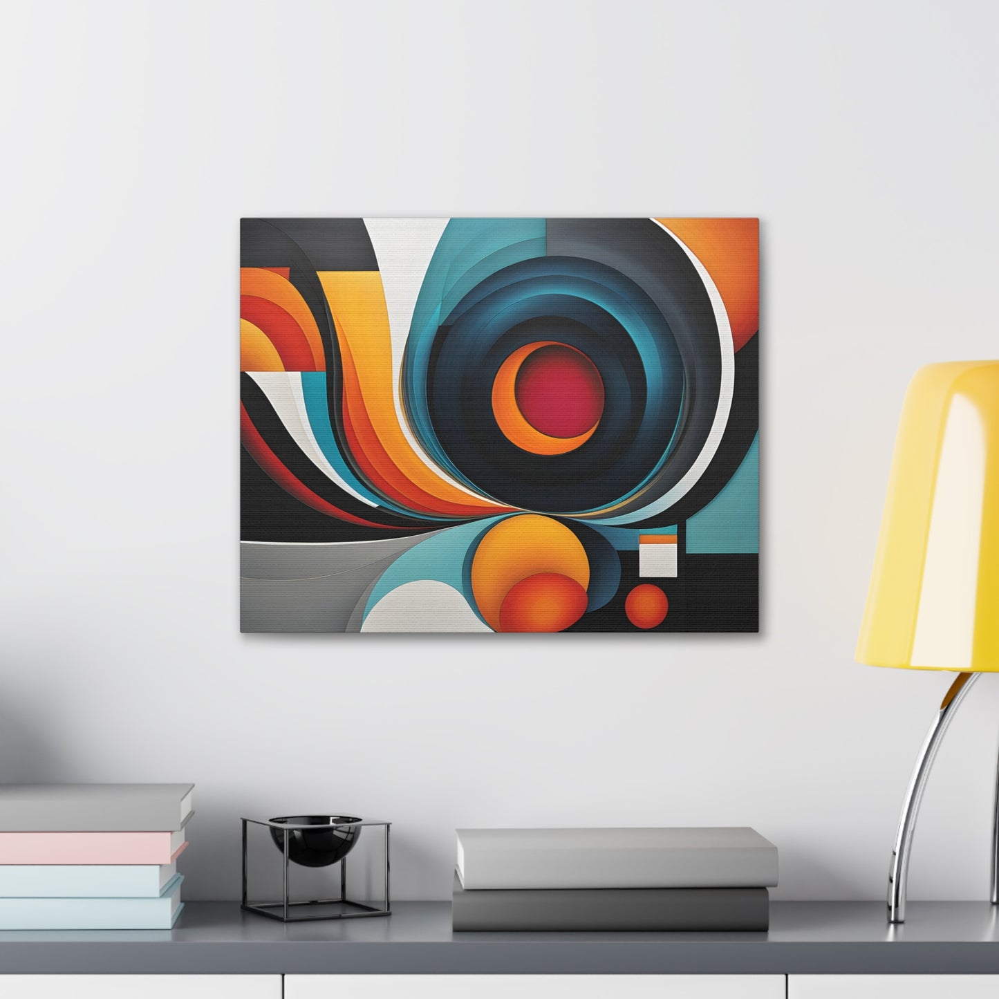 Iridescent Harmony: Abstract Wall Décor