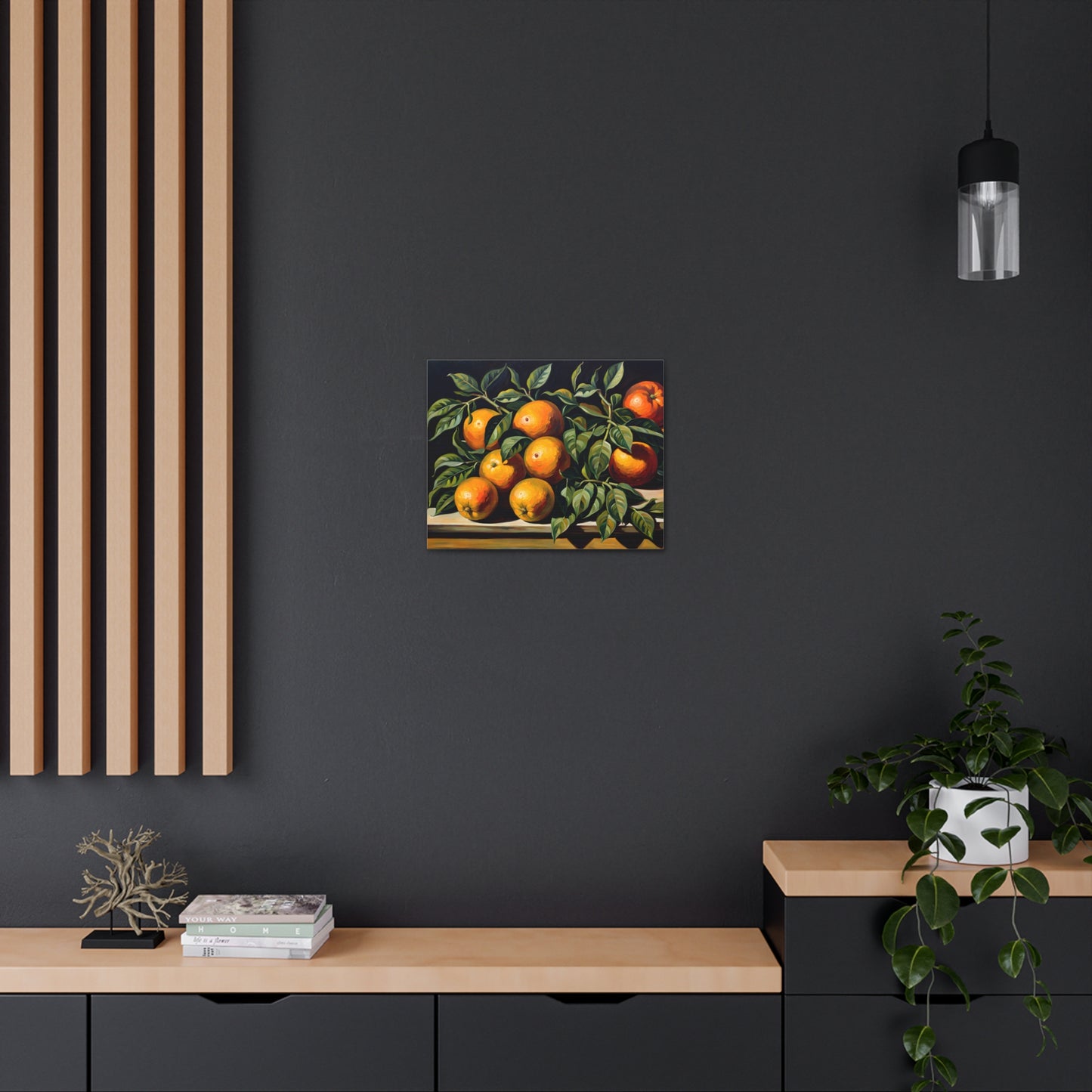 Lush Citrus: Classic Oil Painting Wall Décor