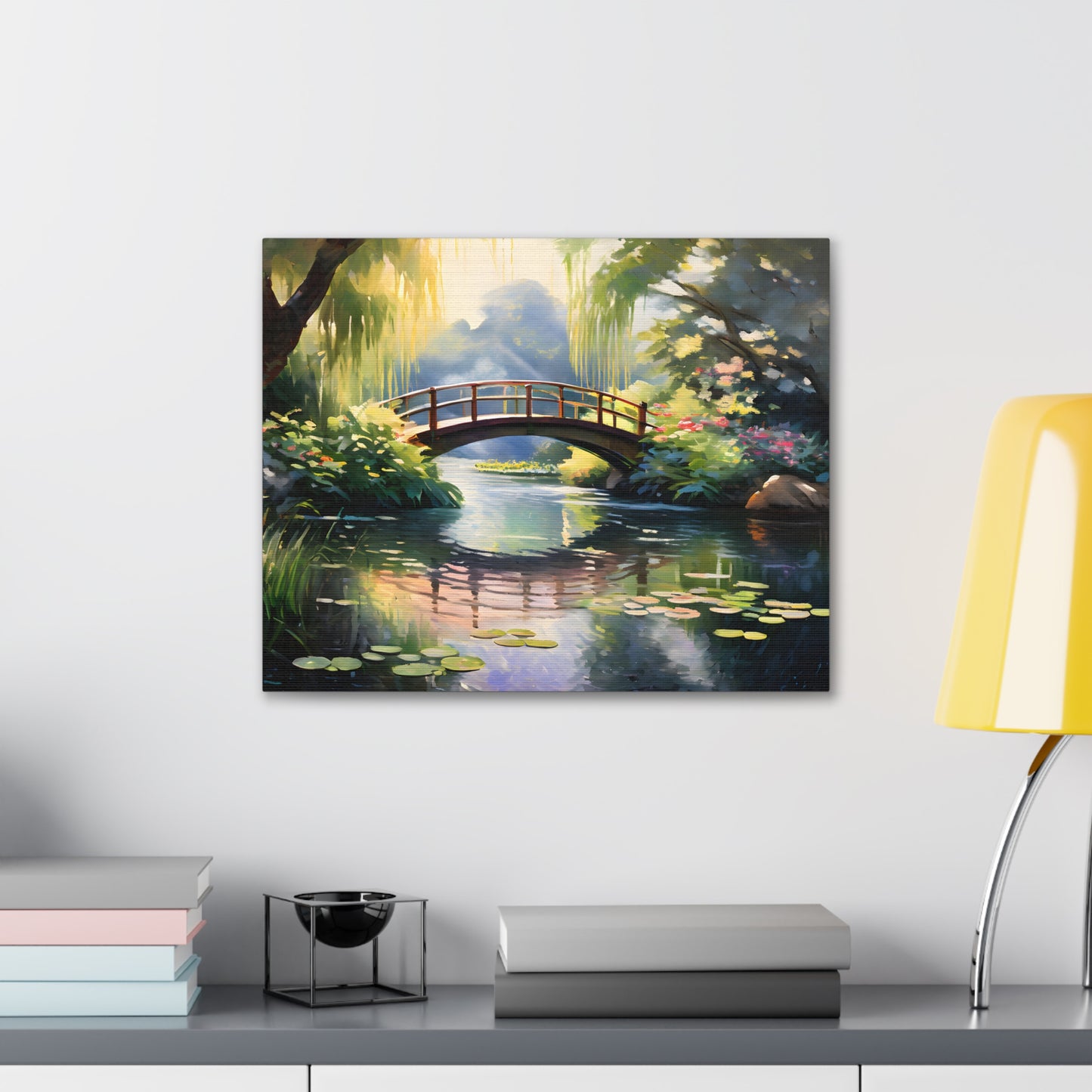 Bridge of Dreams: Classic Oil Painting Wall Décor