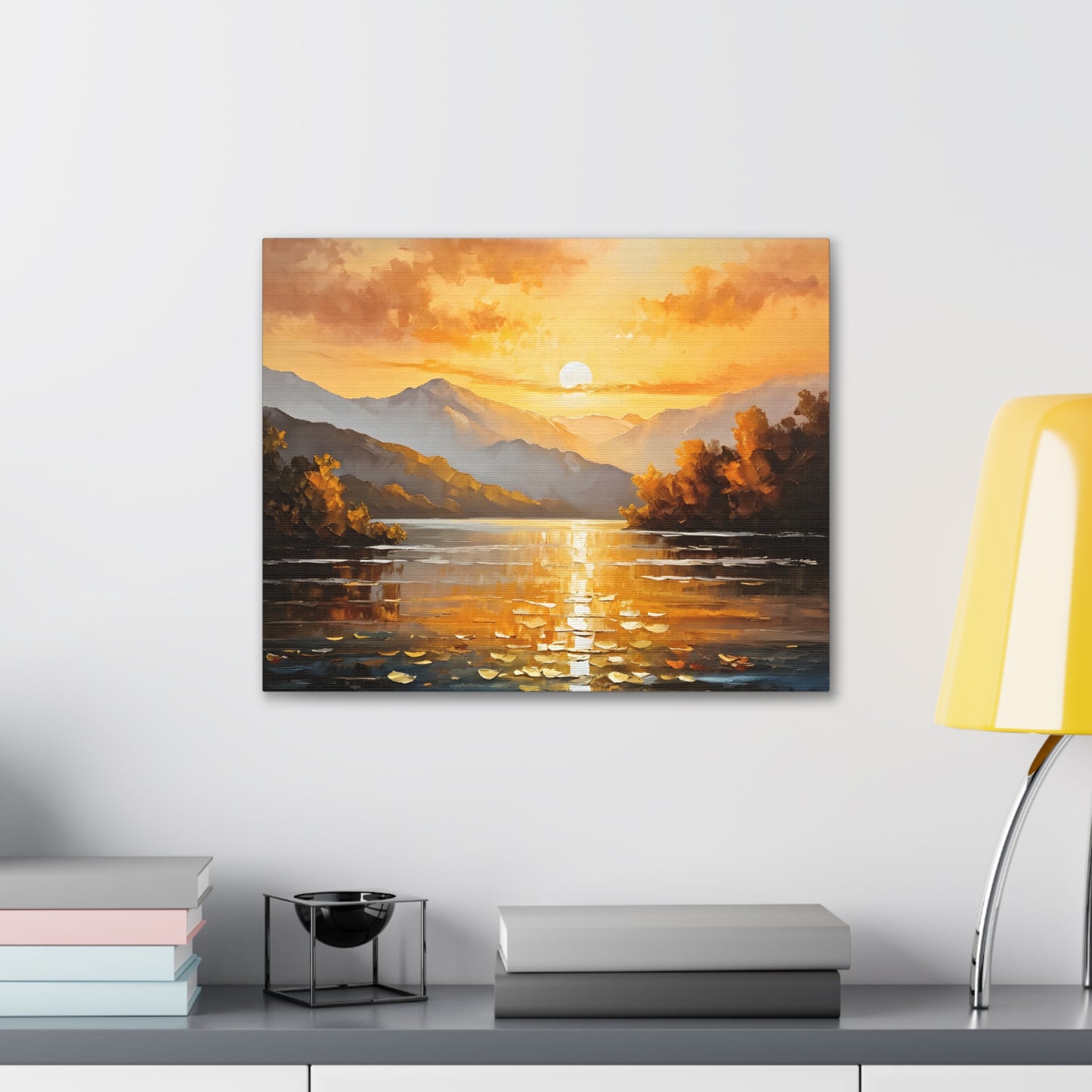 Mountain Glade: Classic Oil Painting Wall Décor