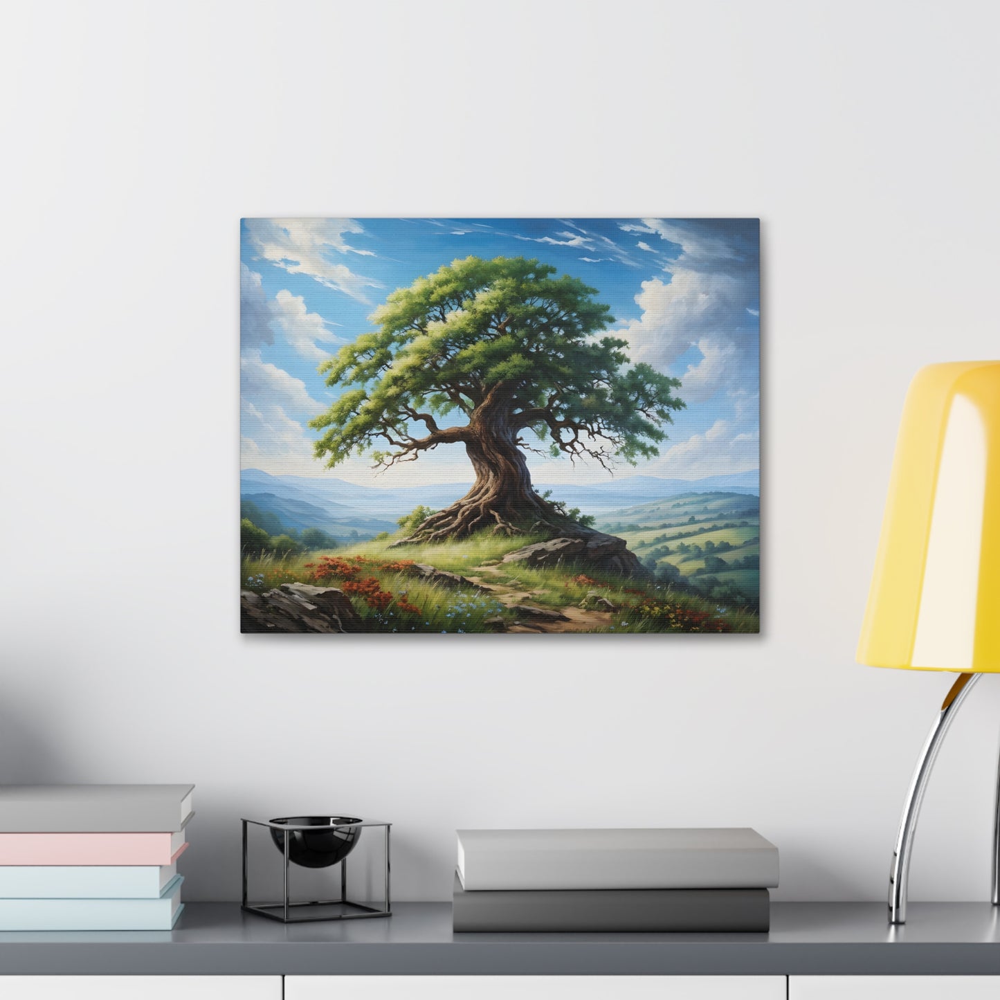 Woodland Peace: Classic Oil Painting Wall Décor