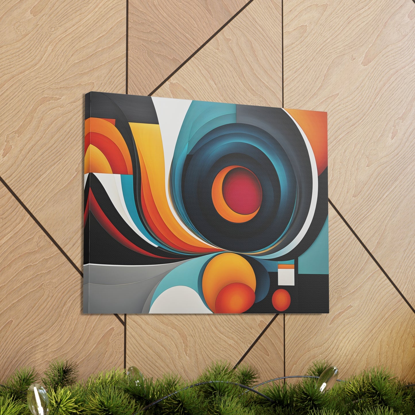 Iridescent Harmony: Abstract Wall Décor