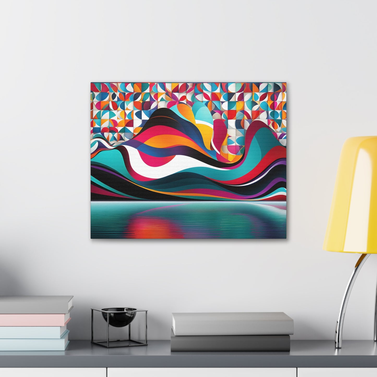 Liquid Reflections: Abstract Wall Décor