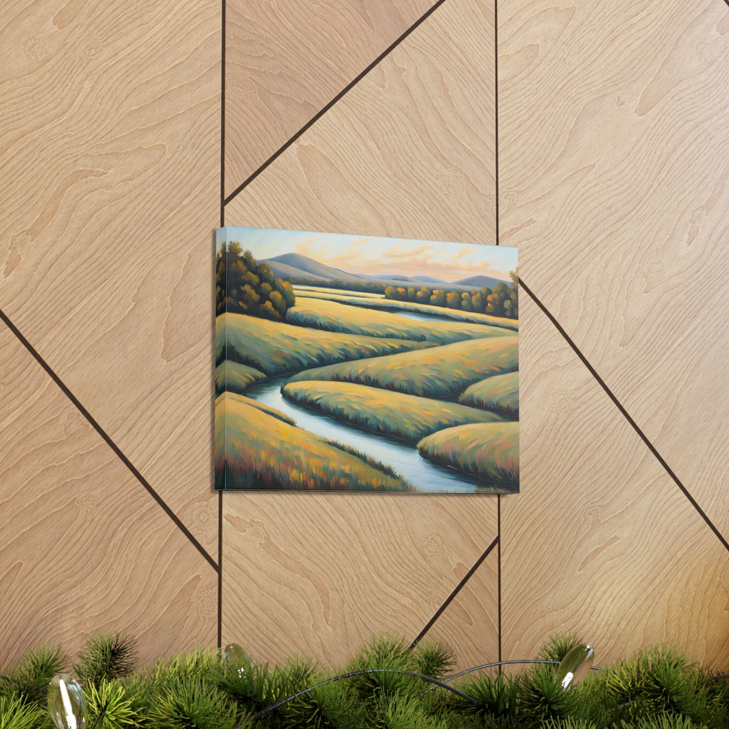 Valley Winds: Classic Oil Painting Wall Décor