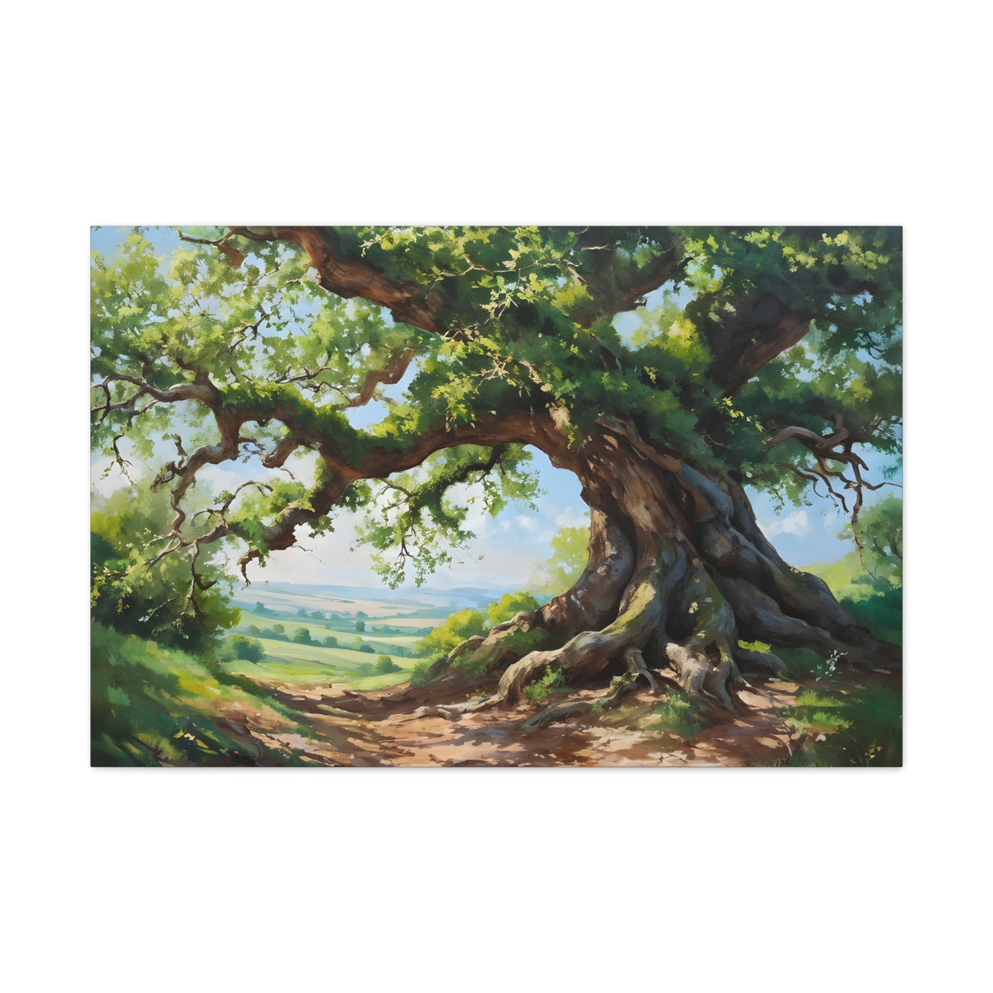 Enchanted Grove: Classic Oil Painting Wall Décor