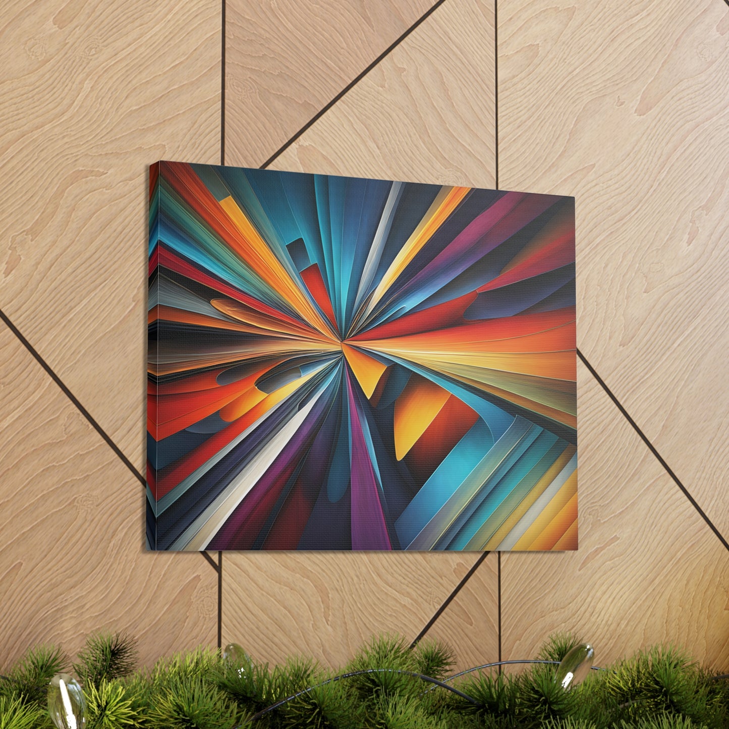 Solar Pathways: Abstract Wall Décor