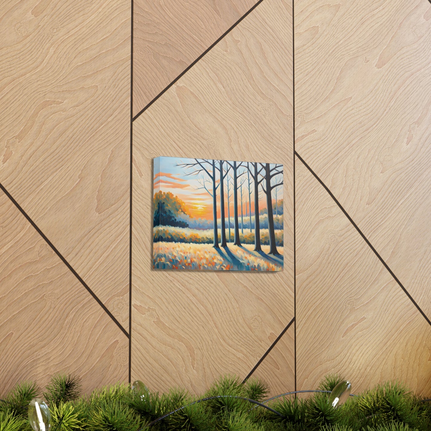 Enchanted Sunrise: Classic Oil Painting Wall Décor