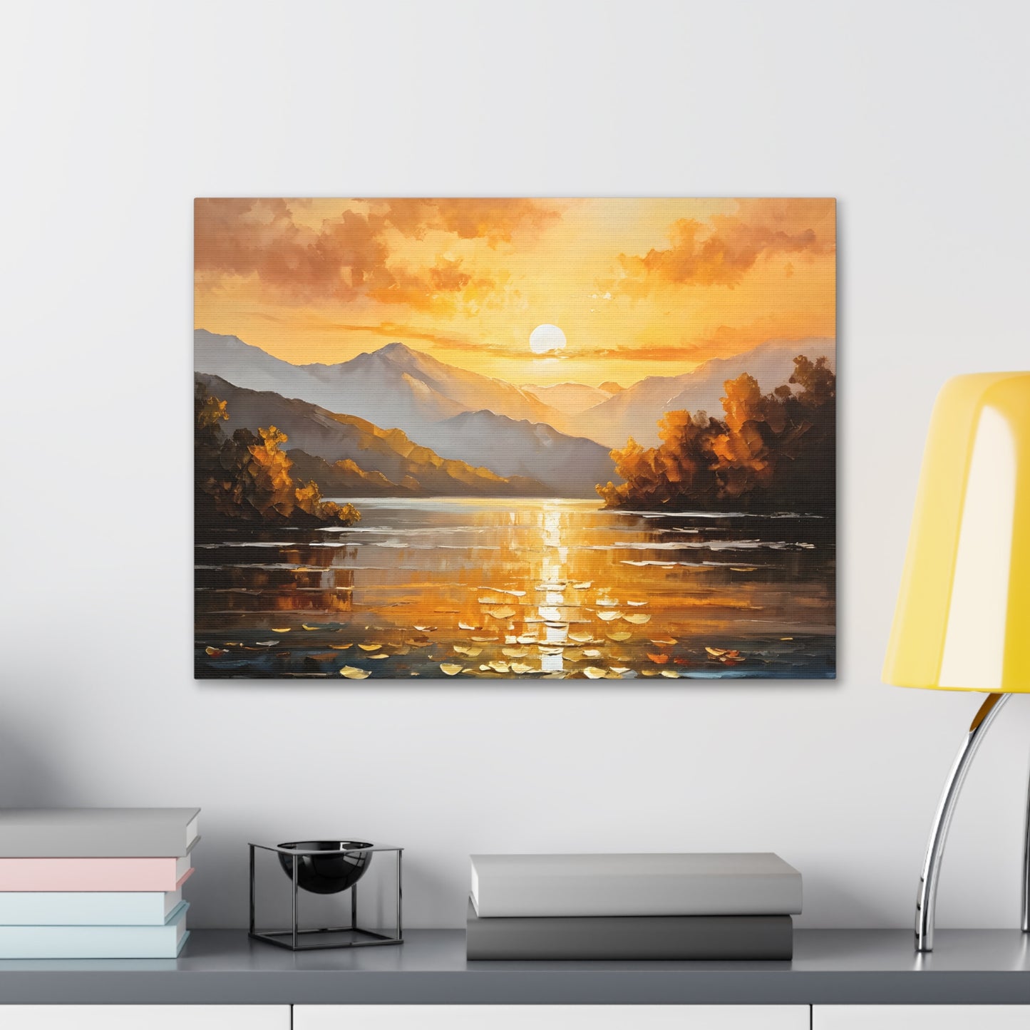 Mountain Glade: Classic Oil Painting Wall Décor