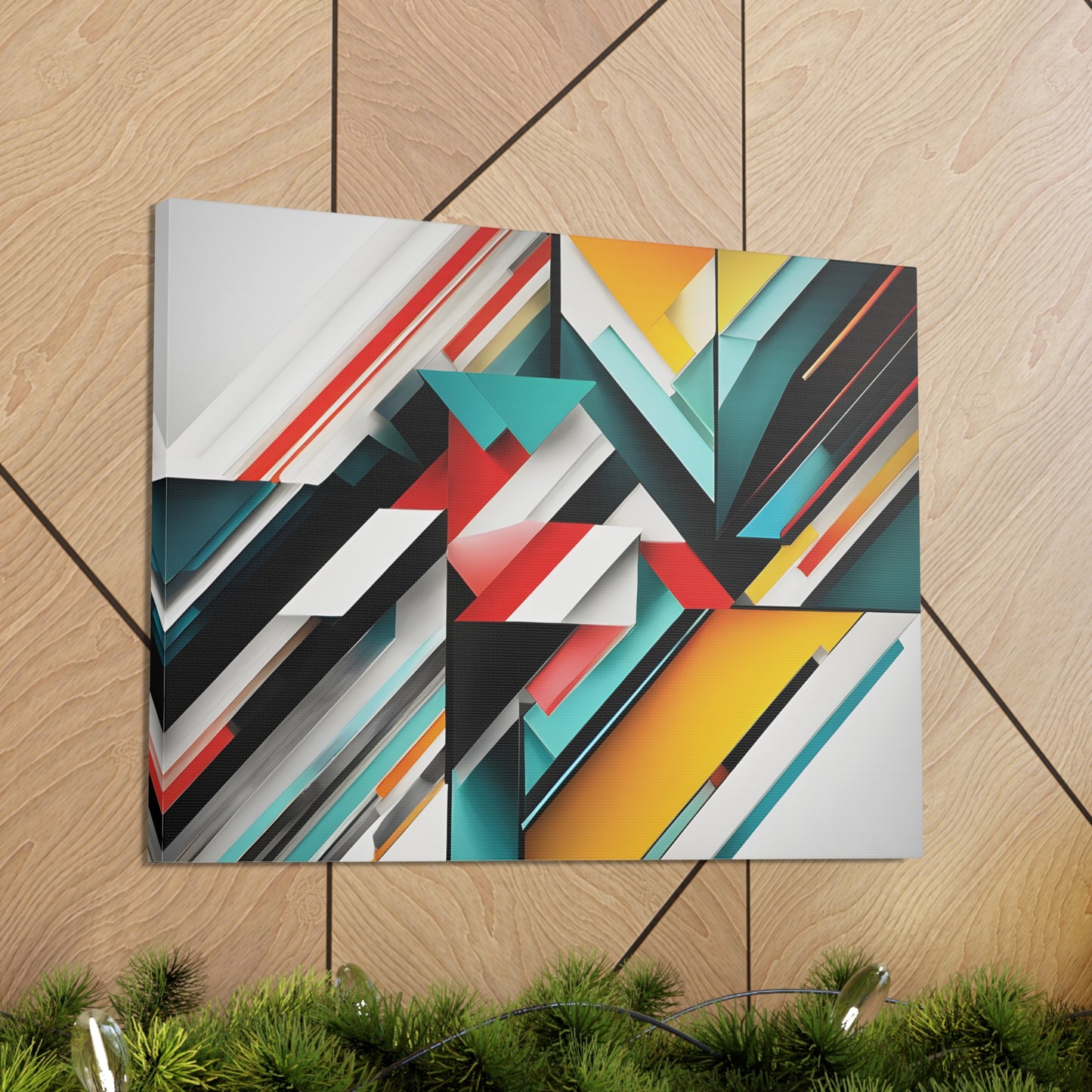 Serene Streams: Abstract Wall Décor