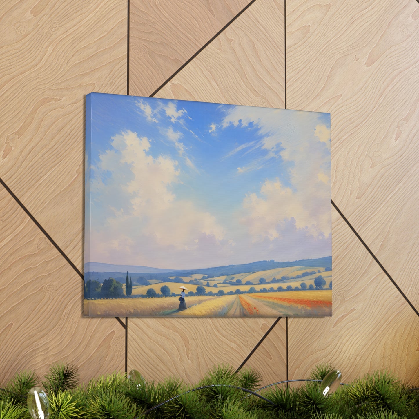 Meadow Melody: Classic Oil Painting Wall Décor