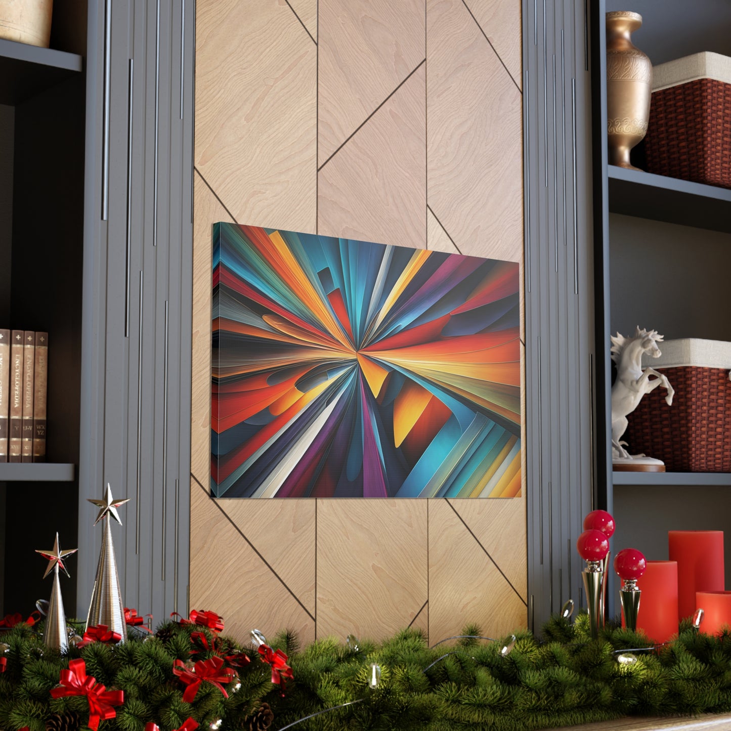 Solar Pathways: Abstract Wall Décor