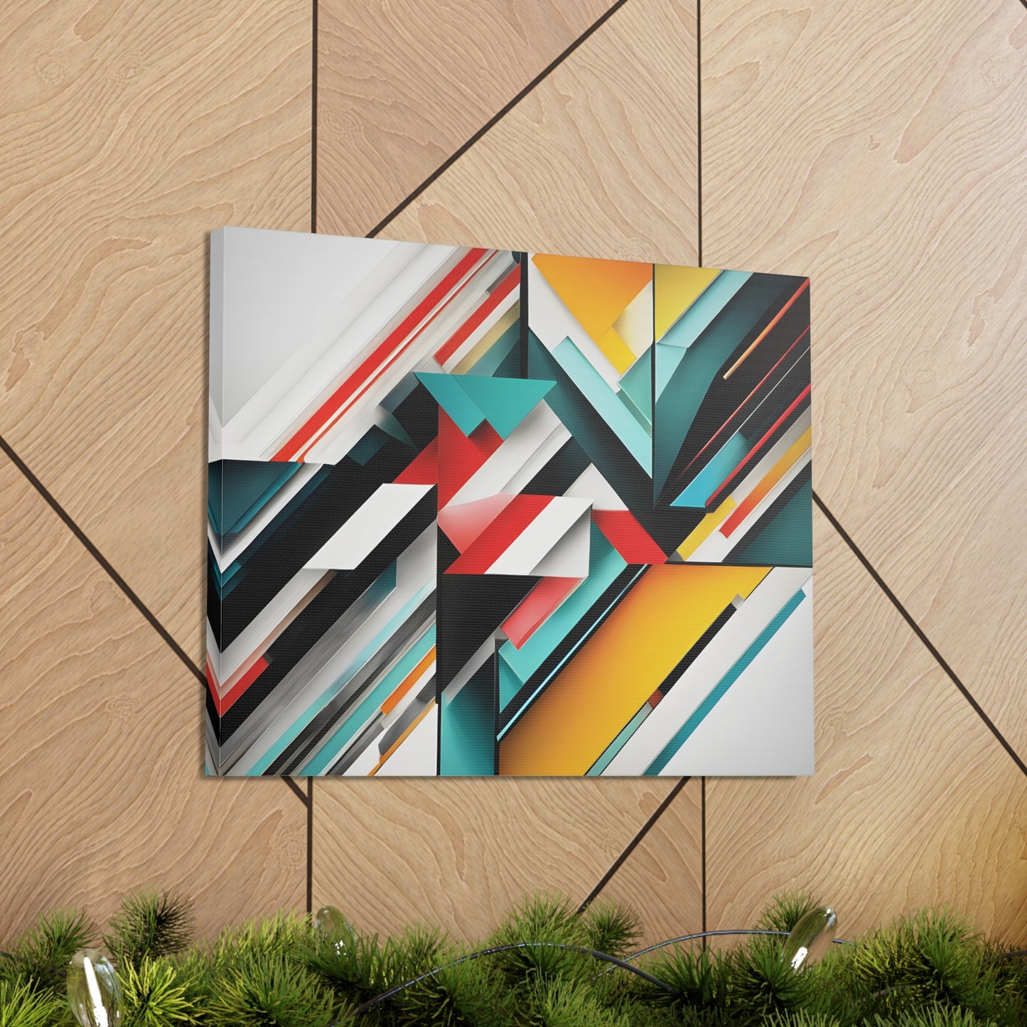 Serene Streams: Abstract Wall Décor